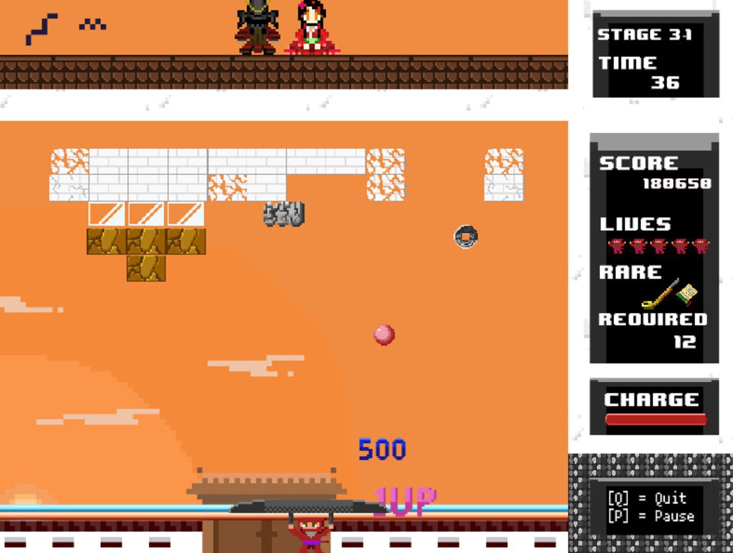 Block Breaker Ninja - Screenshot