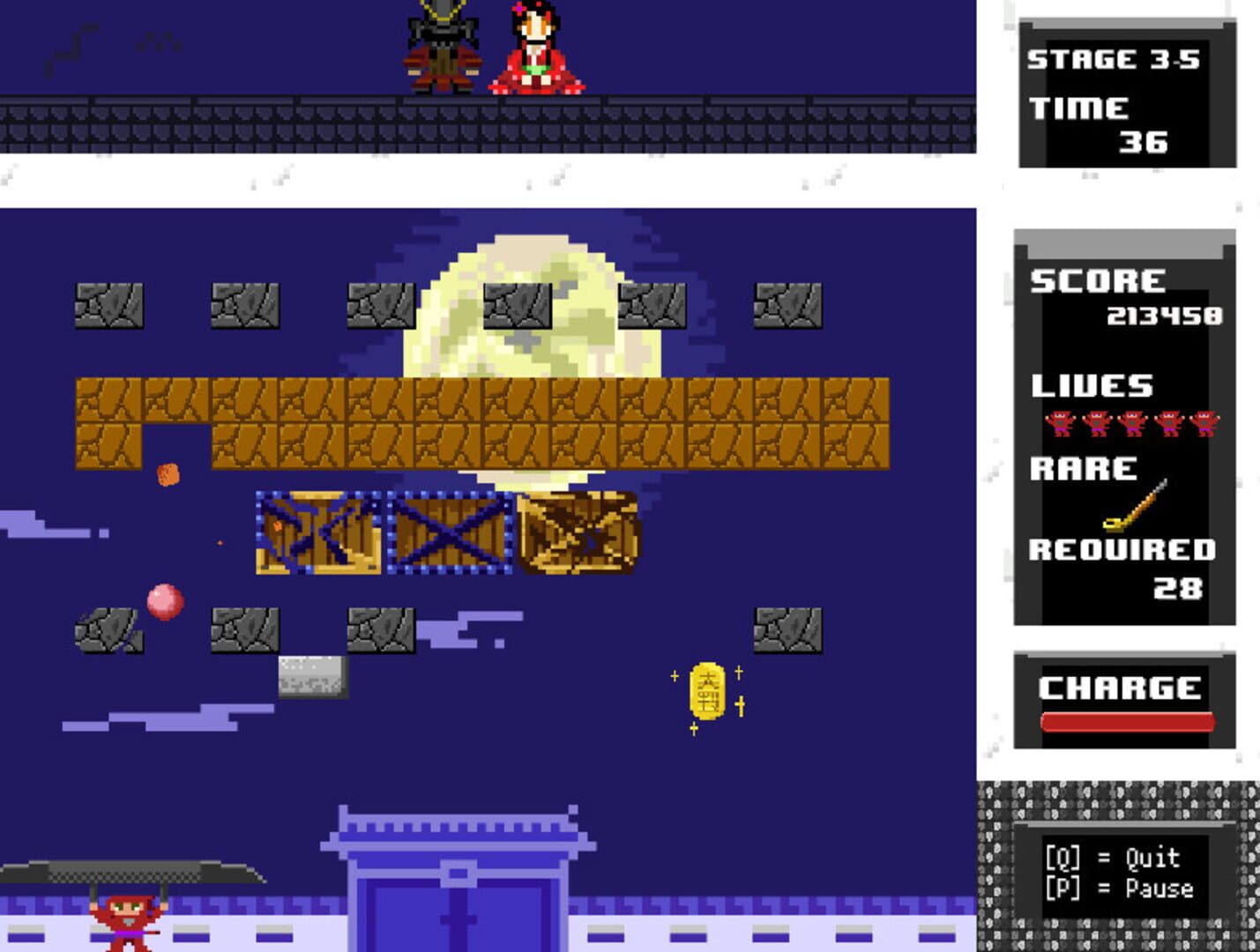Block Breaker Ninja - Screenshot
