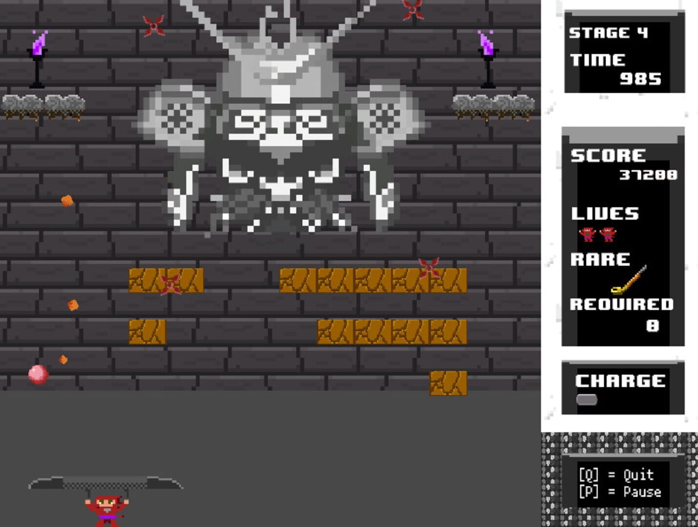 Block Breaker Ninja - Screenshot