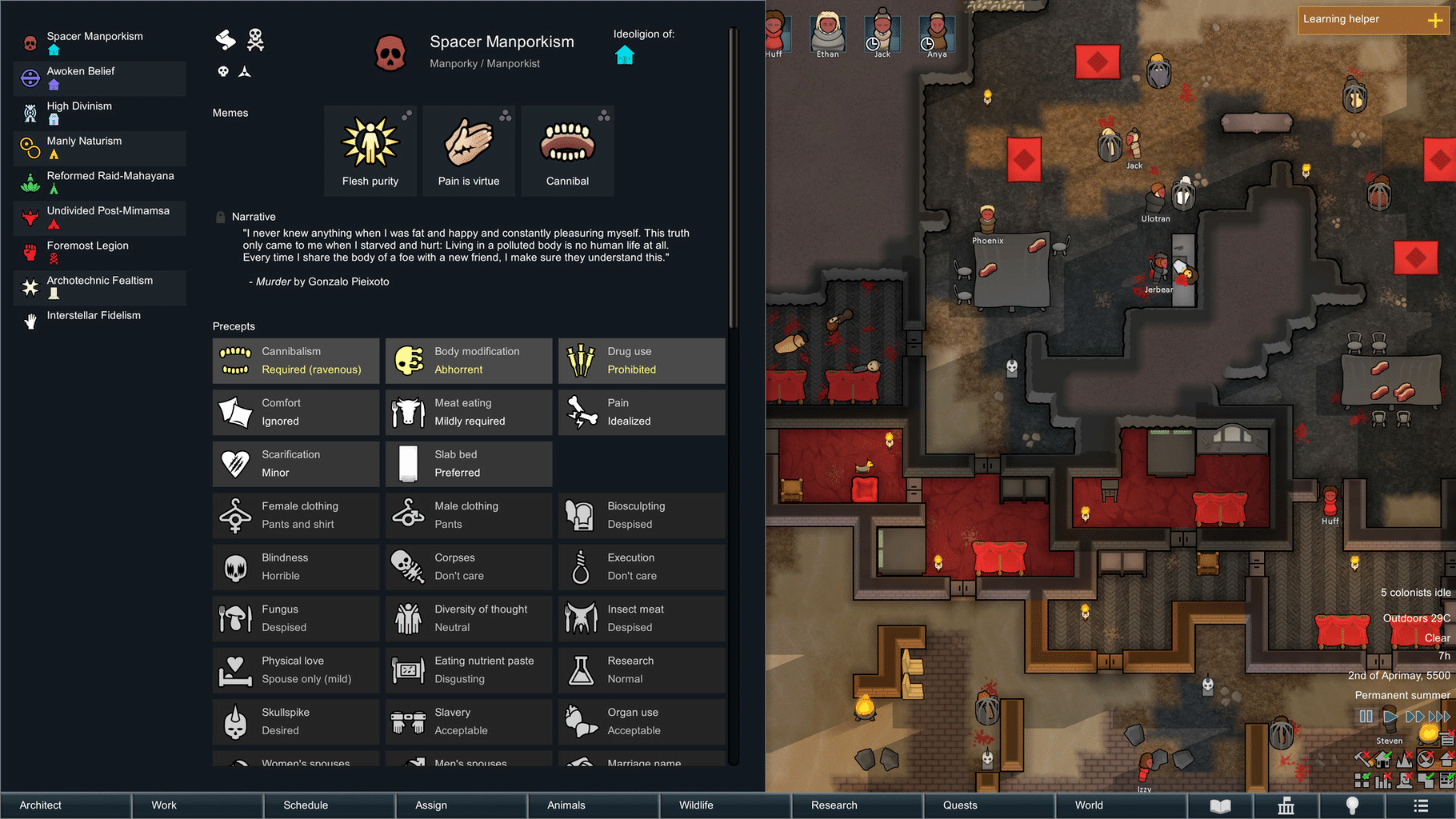 RimWorld: Ideology screenshot