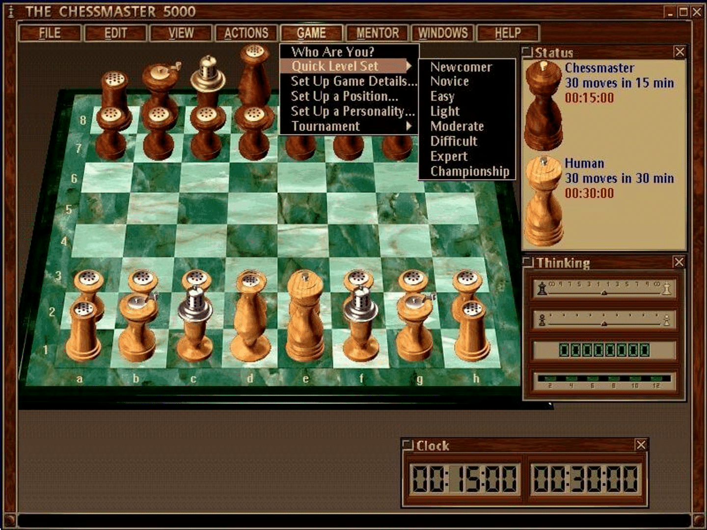 Chessmaster 5500 screenshot