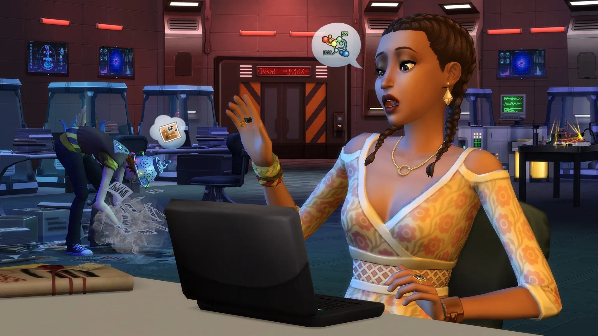 Captura de pantalla - The Sims 4: StrangerVille