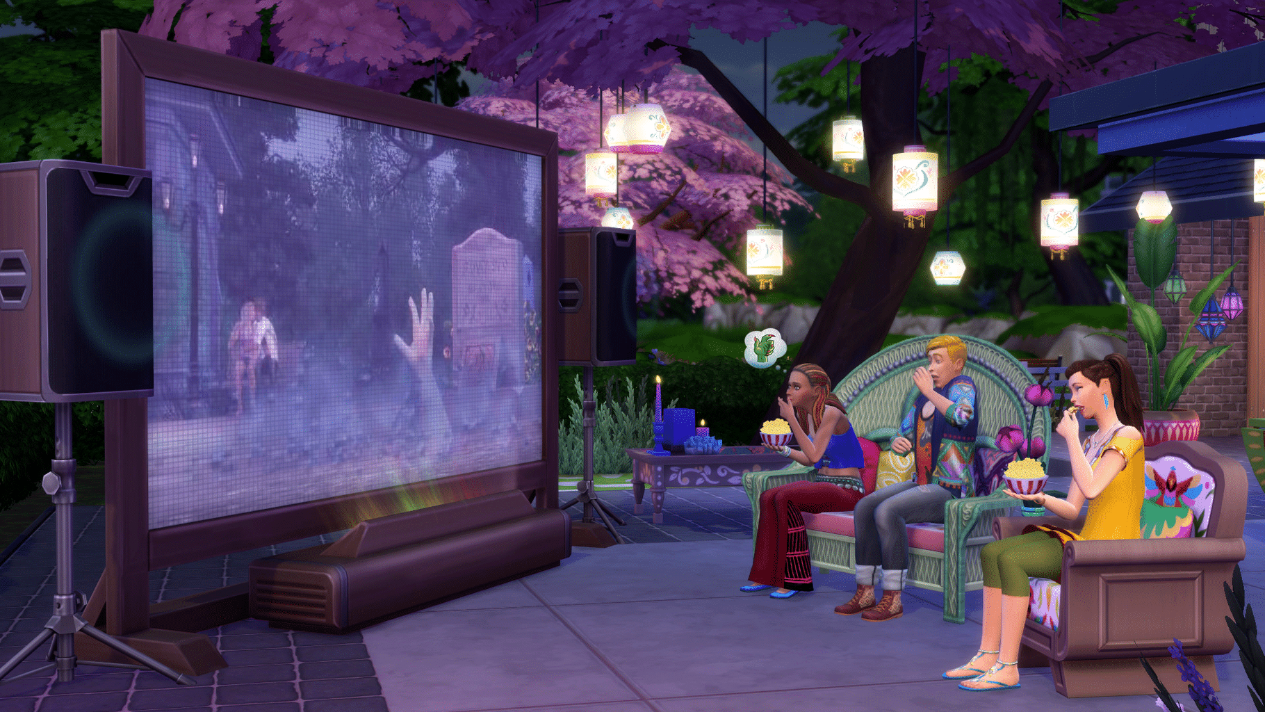 The Sims 4: Movie Hangout Stuff screenshot