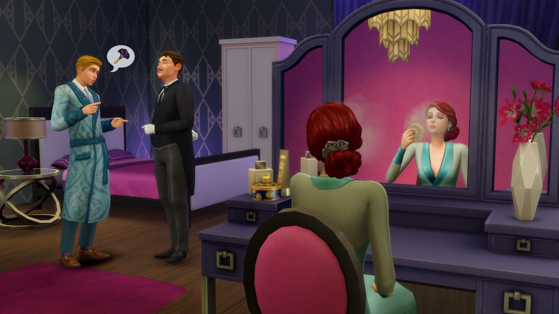 Captura de pantalla - The Sims 4: Vintage Glamour Stuff