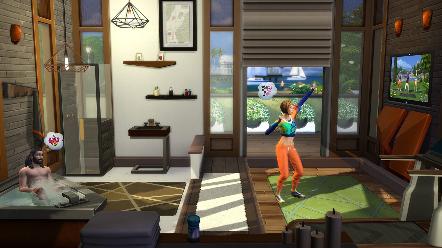 Captura de pantalla - The Sims 4: Fitness Stuff