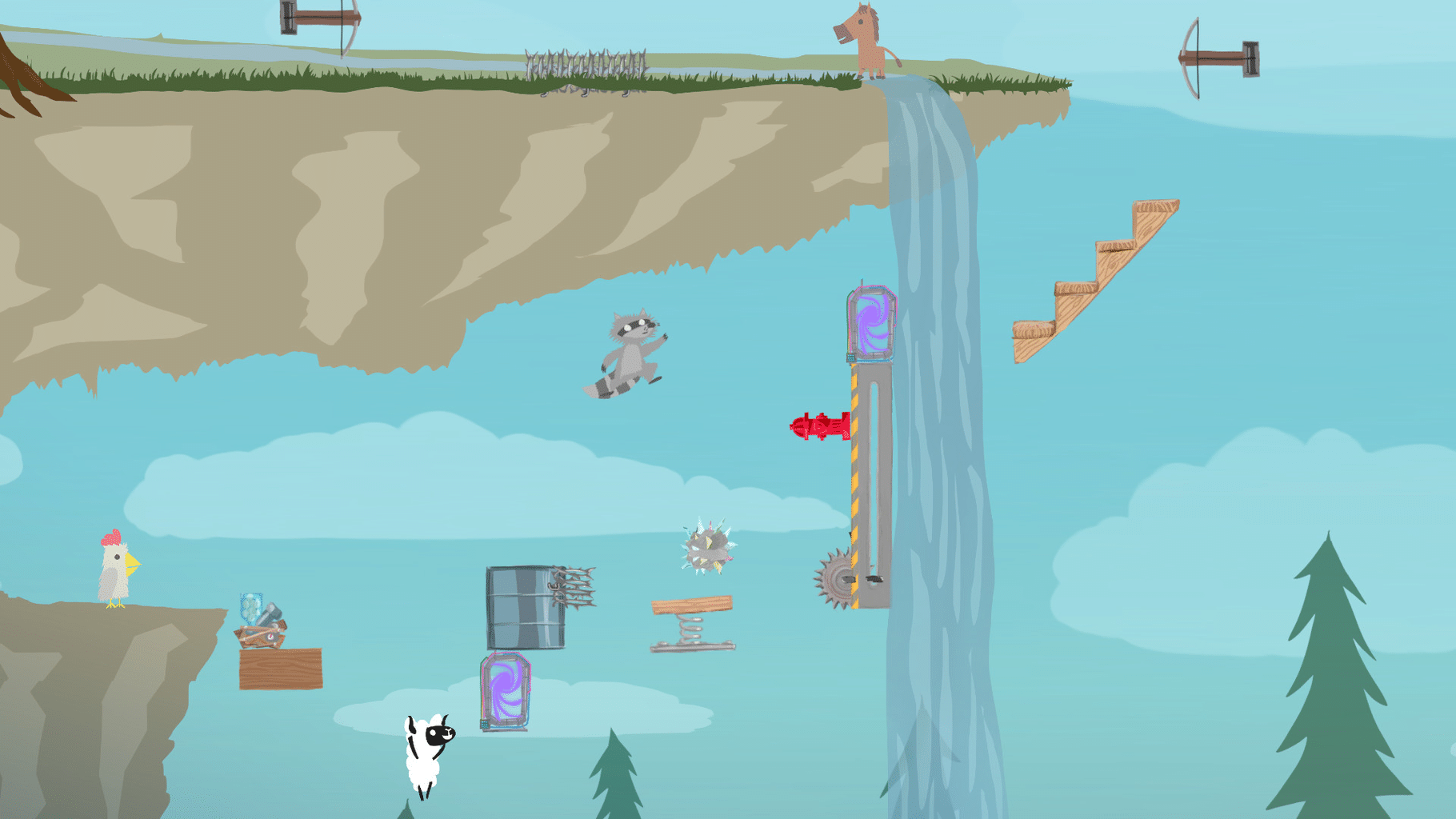 Ultimate Chicken Horse: A-Neigh-Versary Edition screenshot