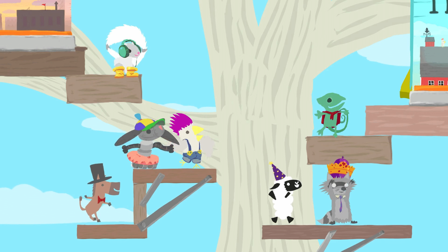 Ultimate Chicken Horse: A-Neigh-Versary Edition screenshot