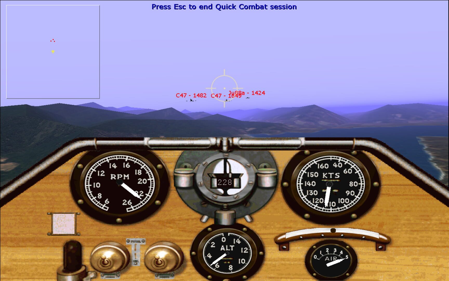 Captura de pantalla - Microsoft Combat Flight Simulator: WWII Europe Series