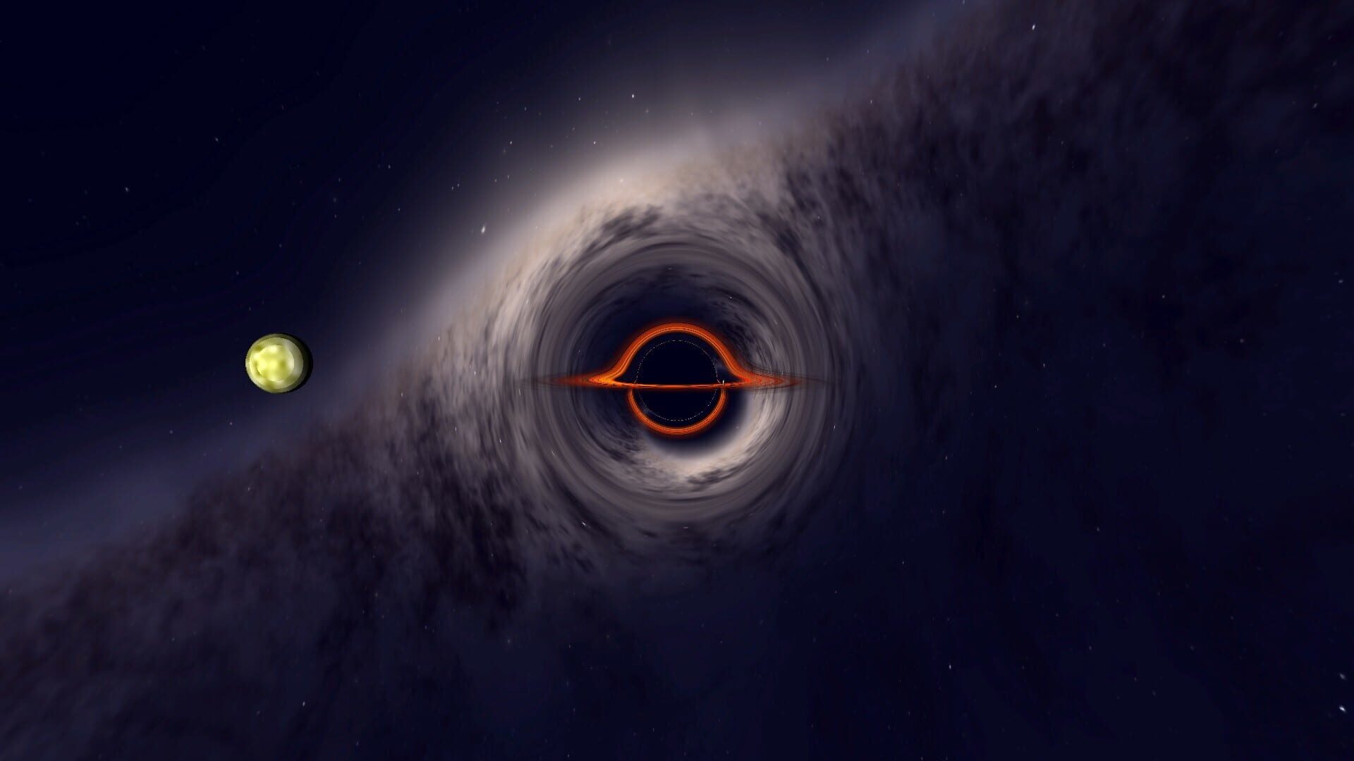 Black Hole Simulator - Screenshot