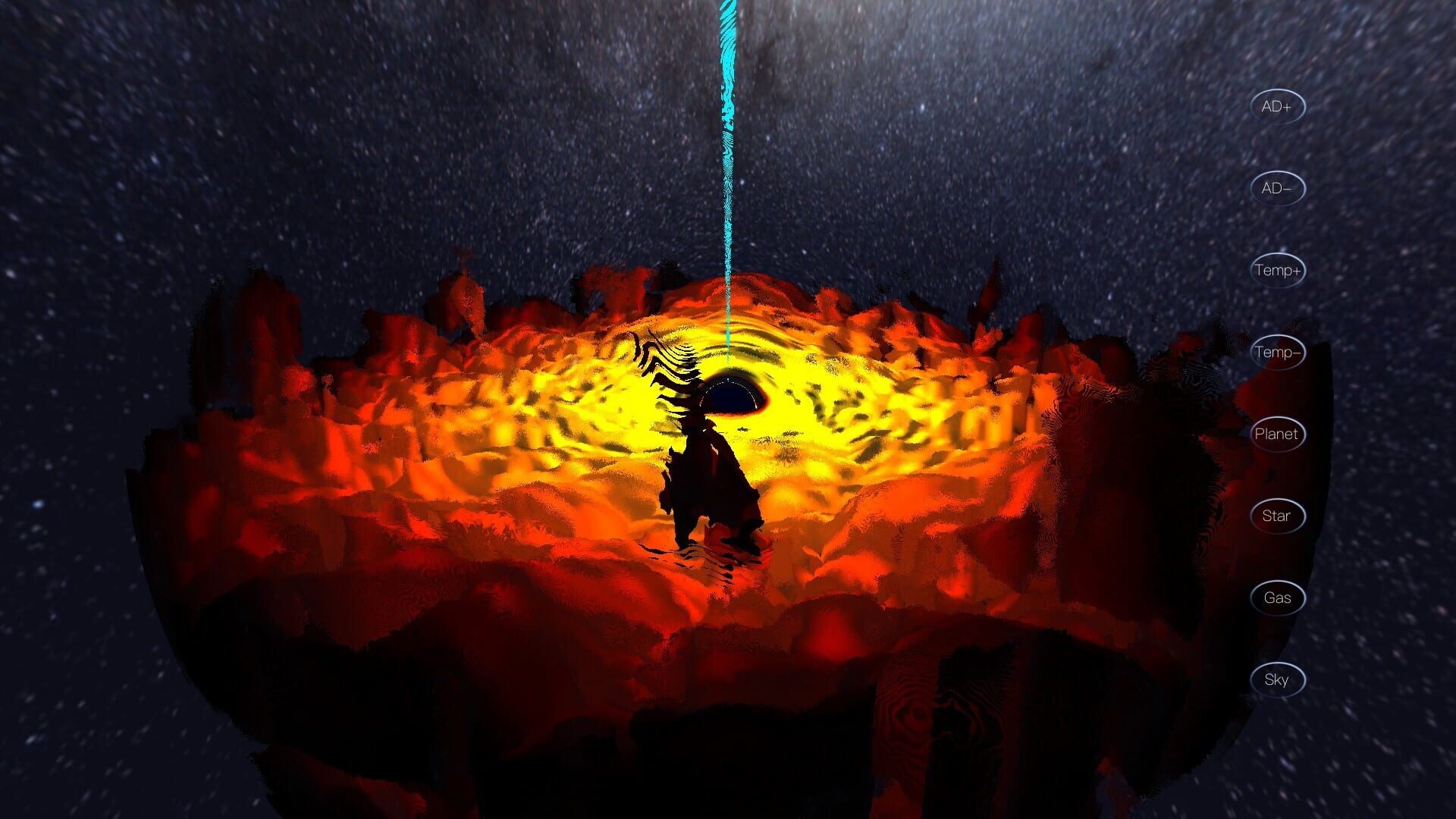 Black Hole Simulator - Screenshot