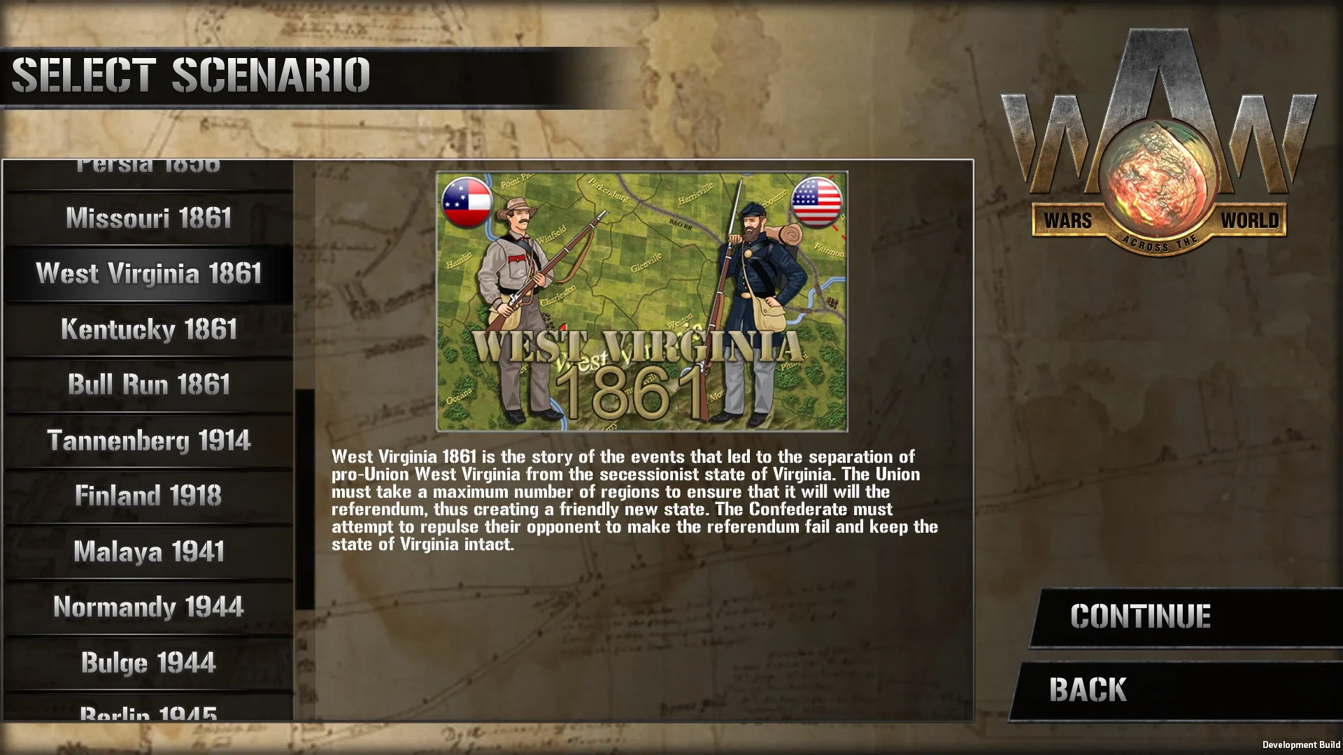 Wars Across the World: West Virginia 1861