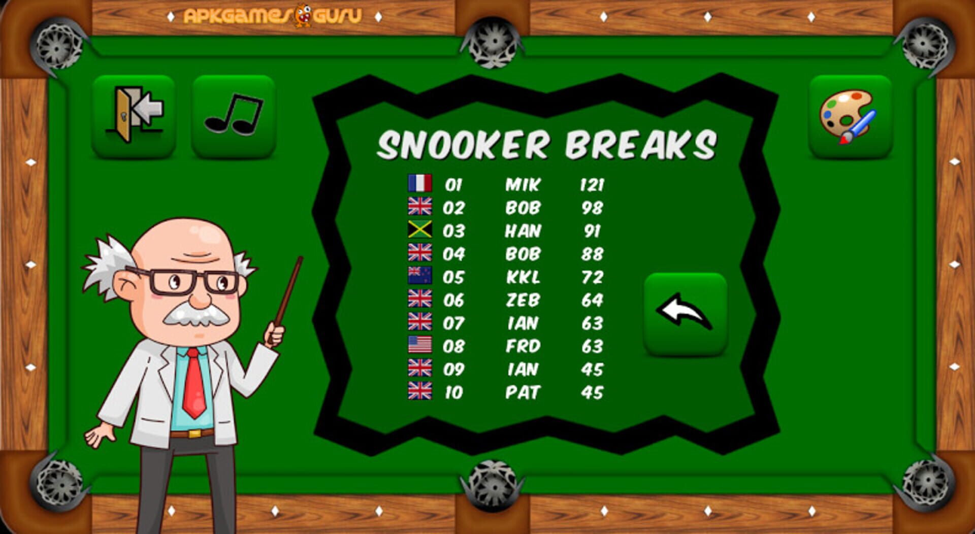 Snooker Loopy Pro - Screenshot
