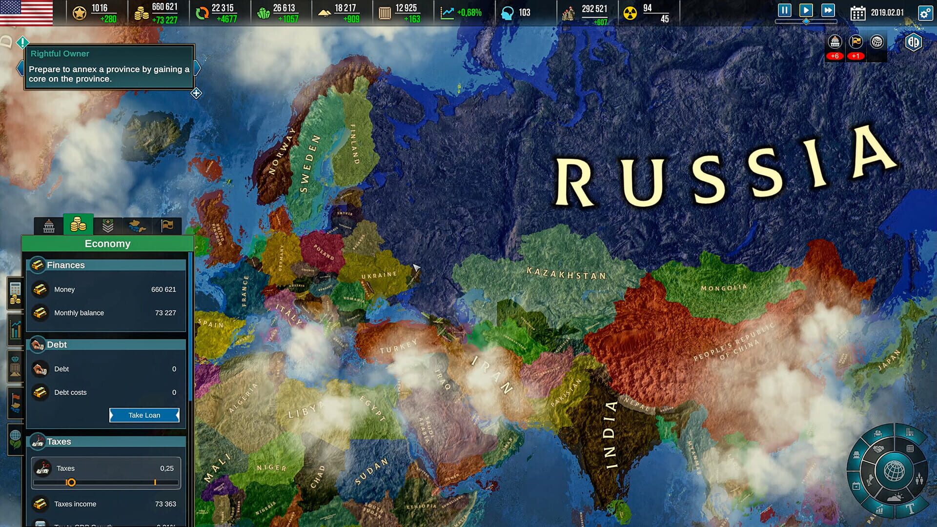 Realpolitiks II: Deluxe Edition - Screenshot