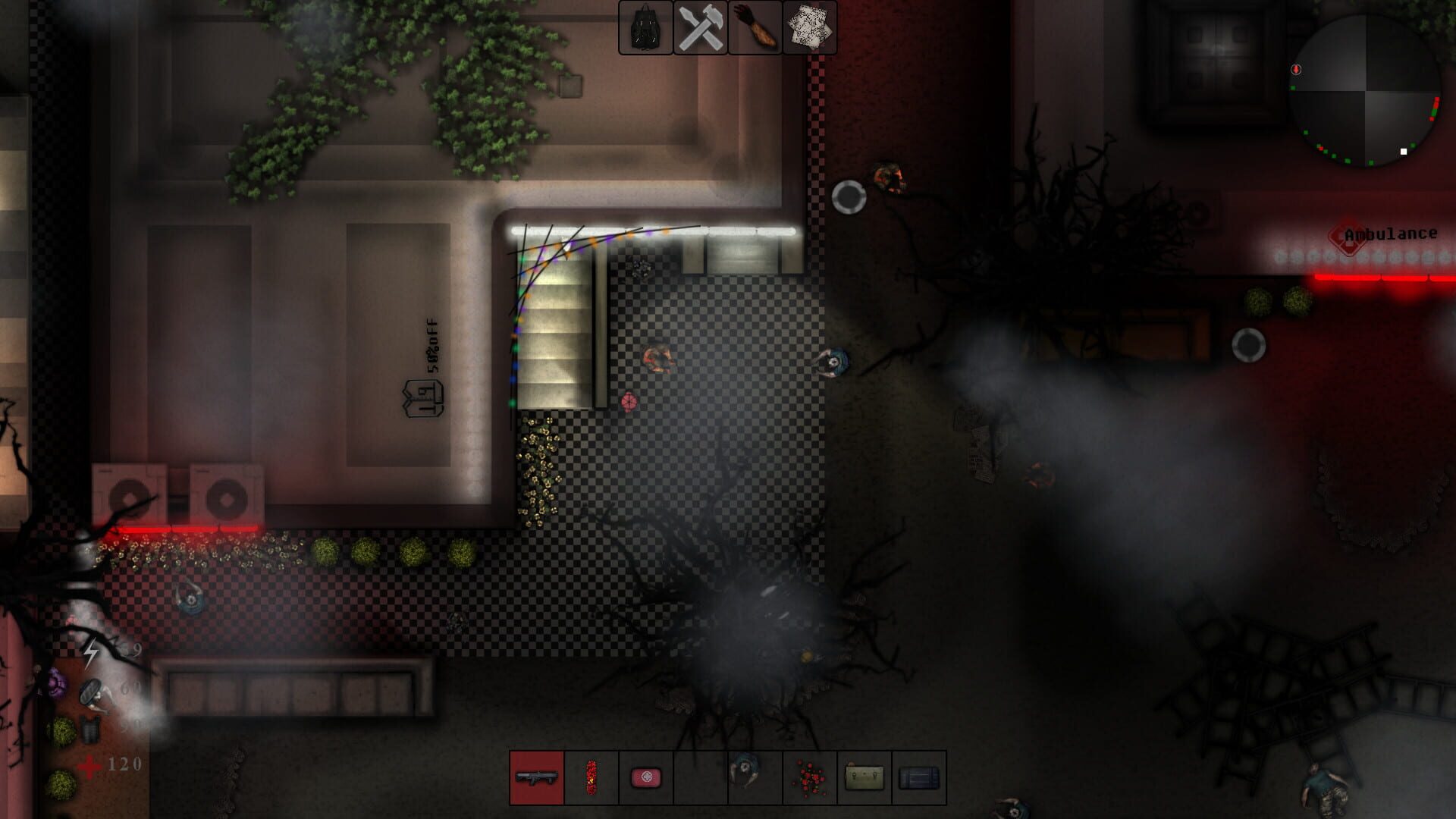 Infected zone - Screenshot