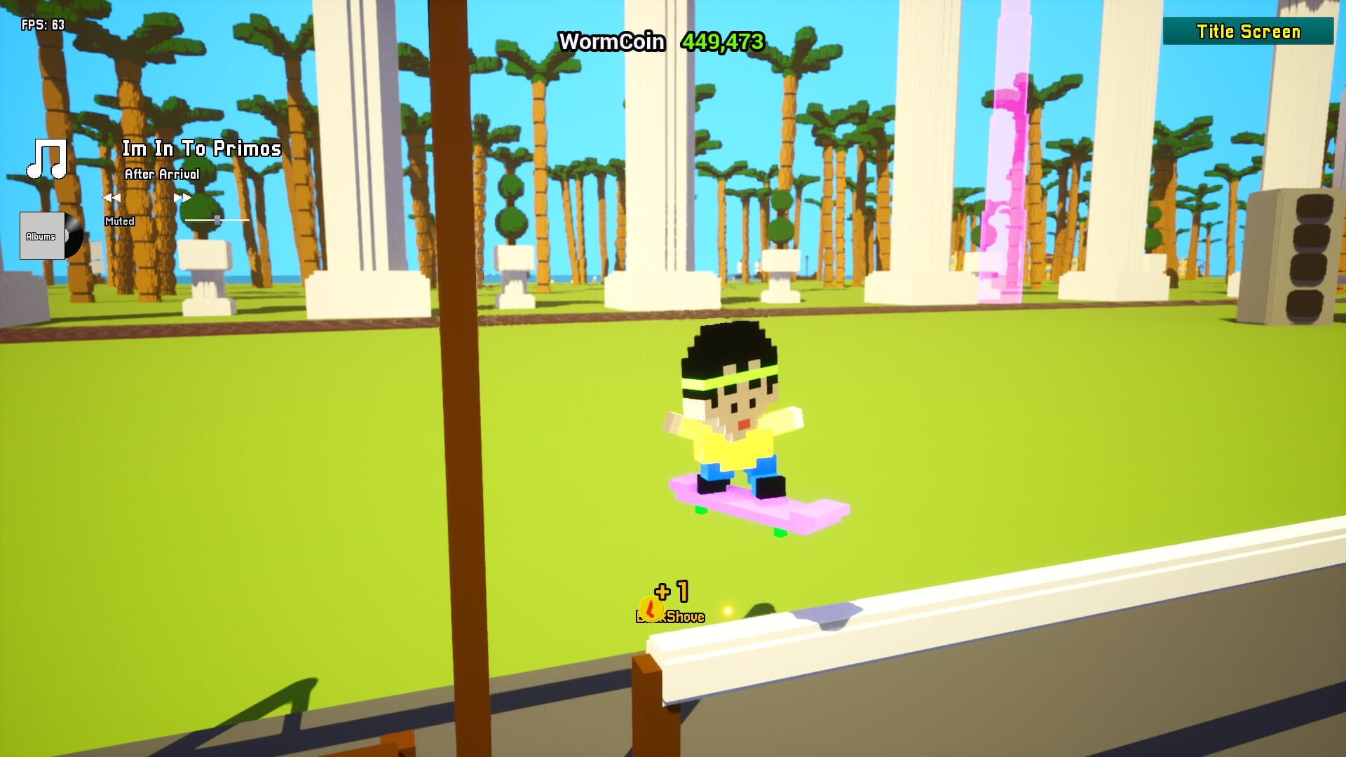 WormJuice Skateboarding Olympics - Screenshot