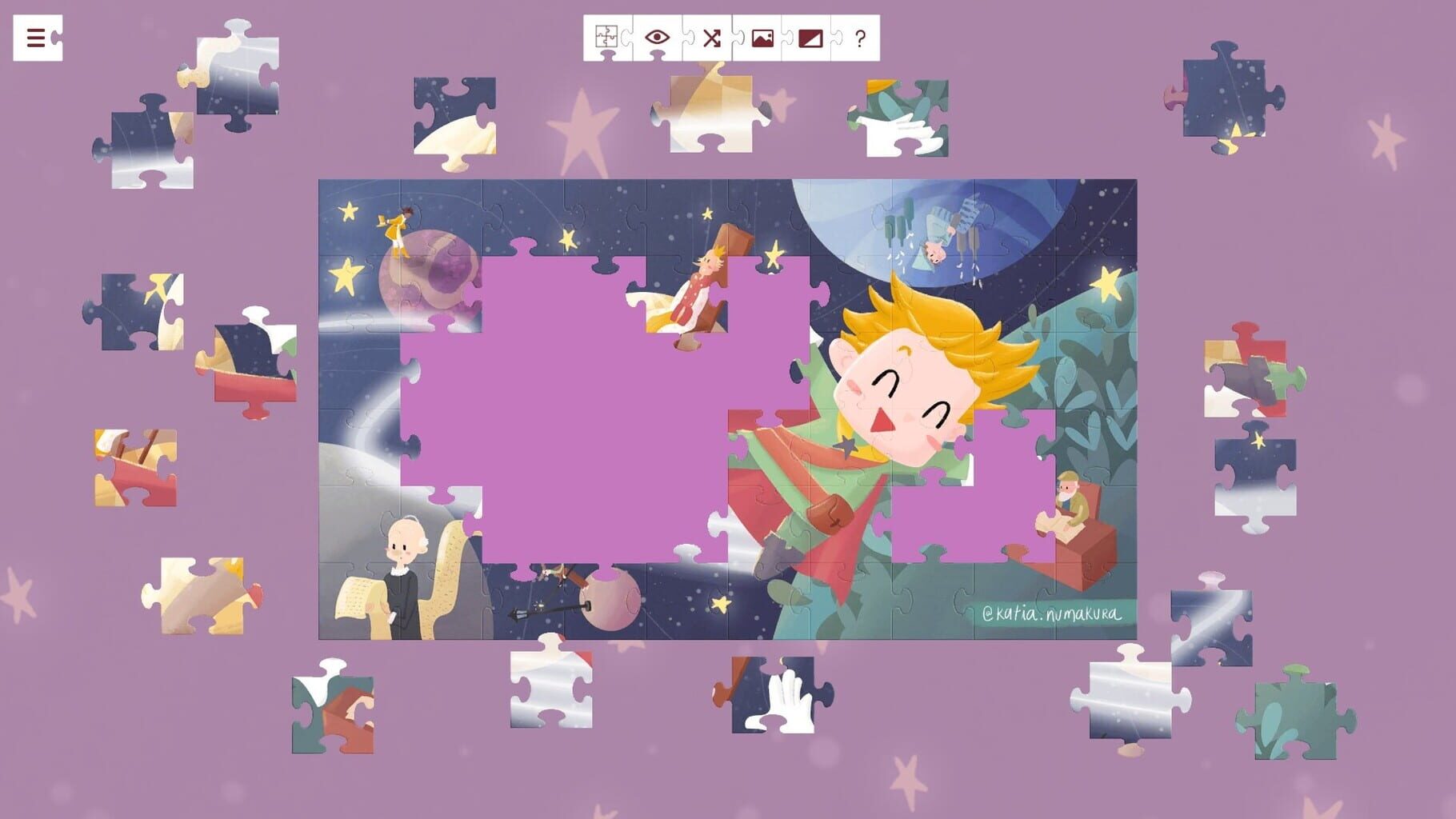 Captura de pantalla - My Little Prince: A Jigsaw Puzzle Tale