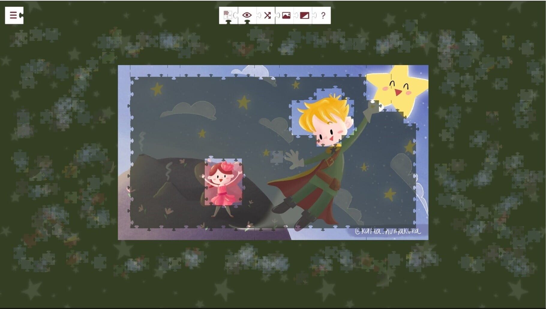 Captura de pantalla - My Little Prince: A Jigsaw Puzzle Tale