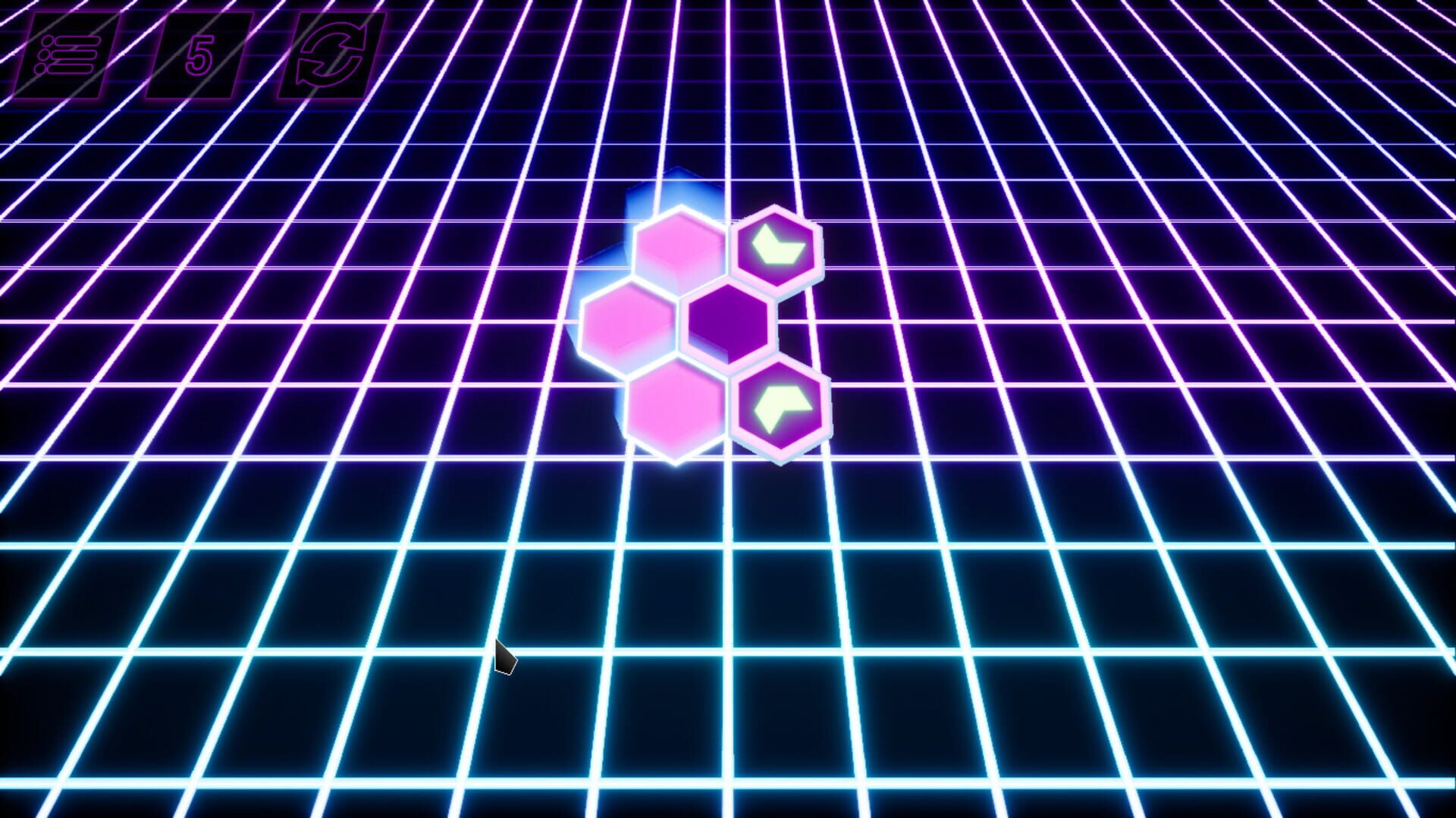 Retrowave Hexon - Screenshot
