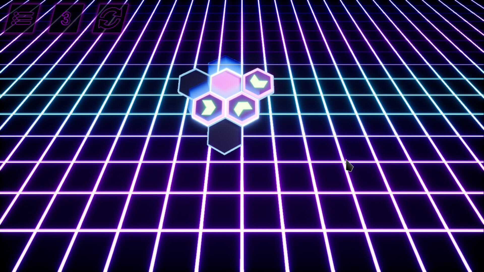 Retrowave Hexon - Screenshot