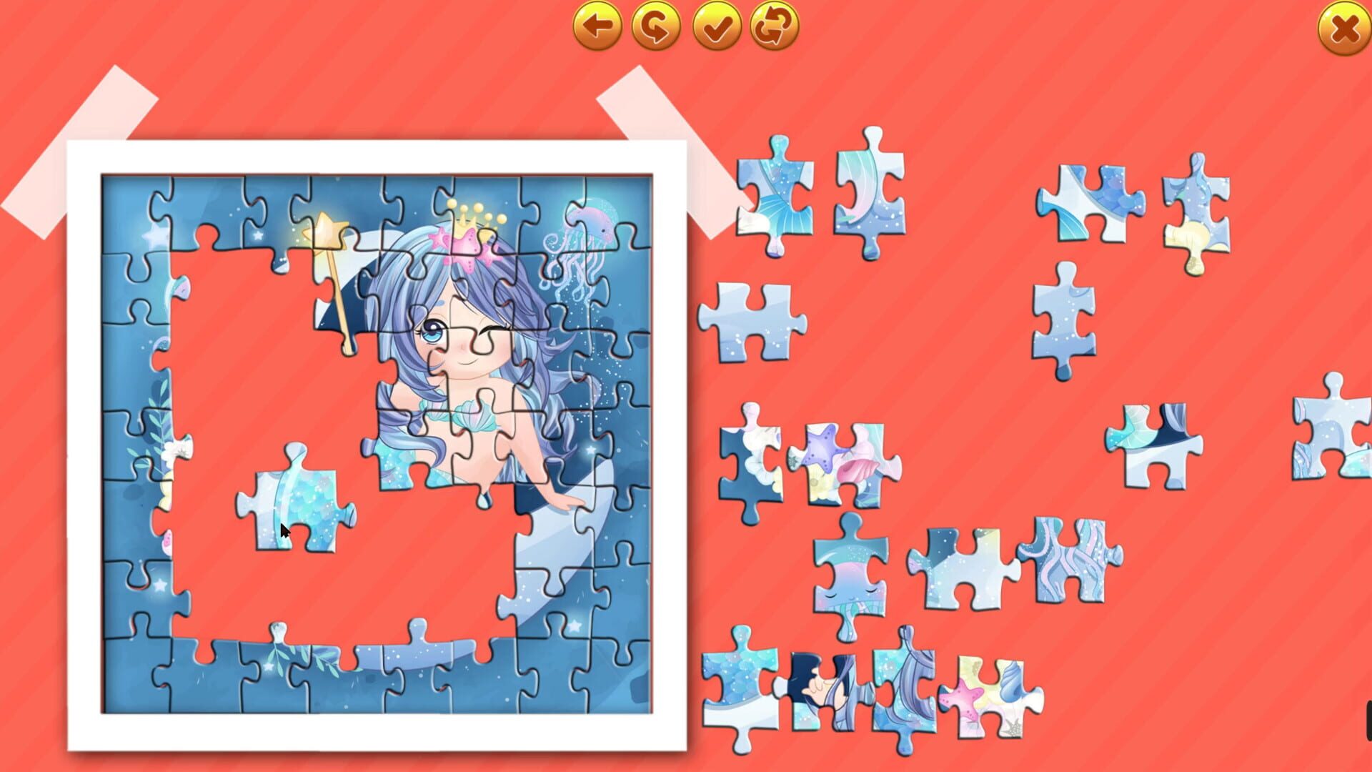 Cute animal jigsaw puzzle - Screenshot