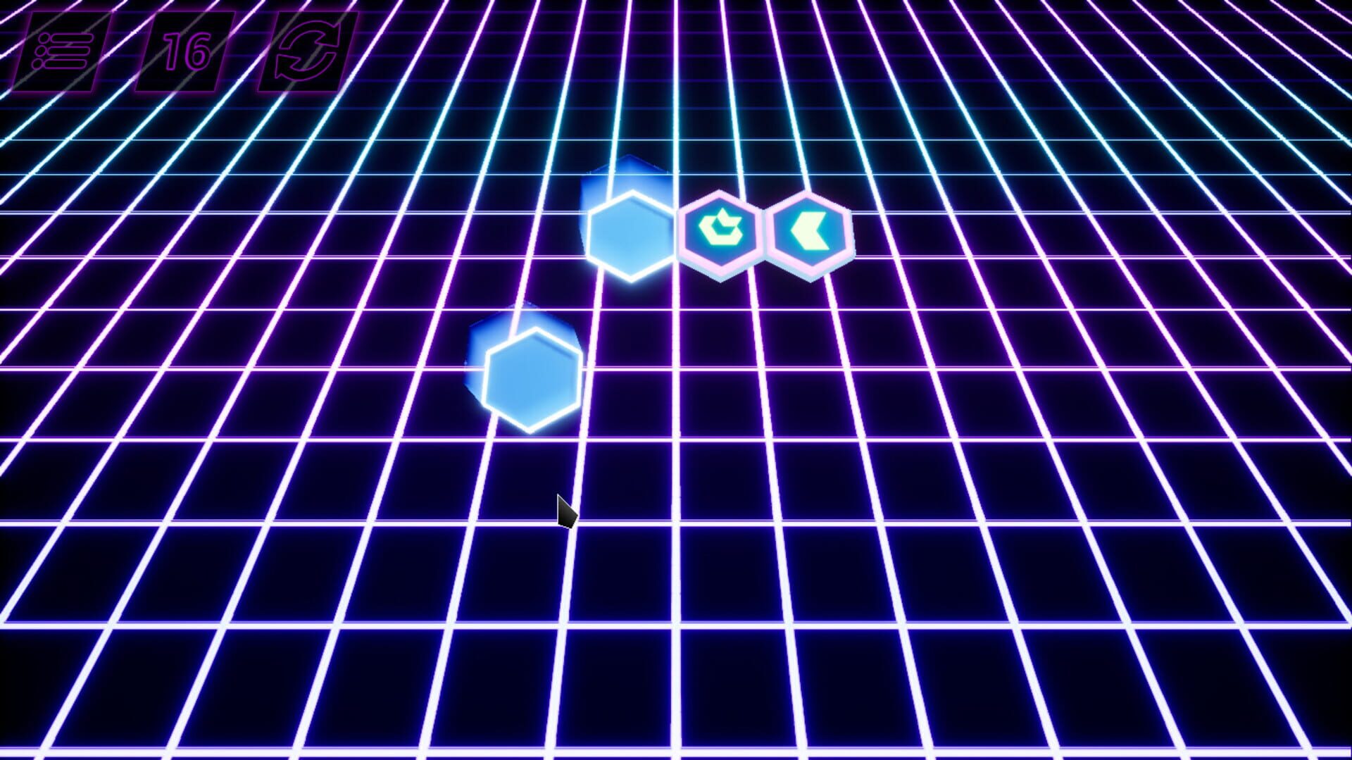 Retrowave Hexon - Screenshot