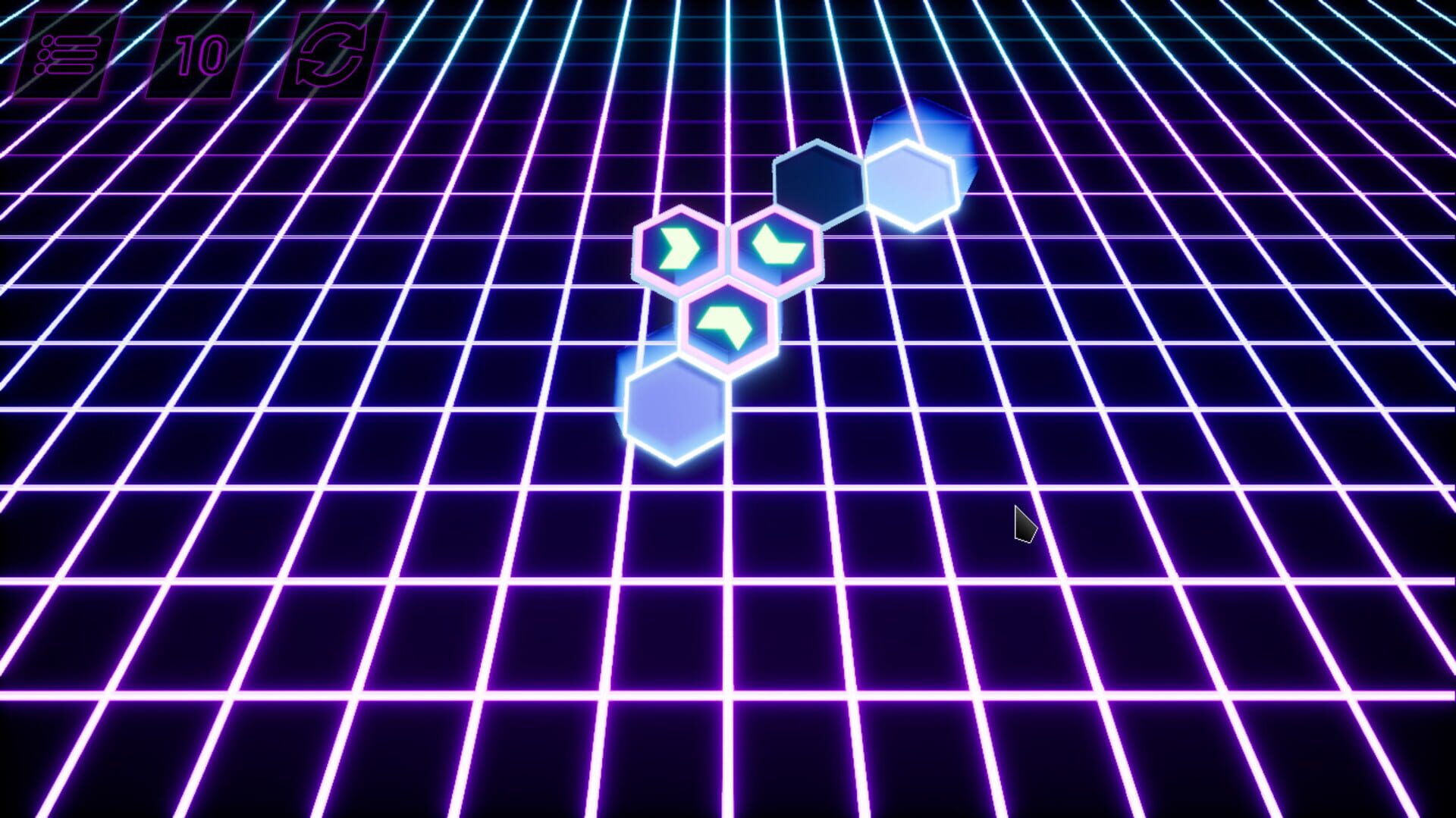 Retrowave Hexon - Screenshot