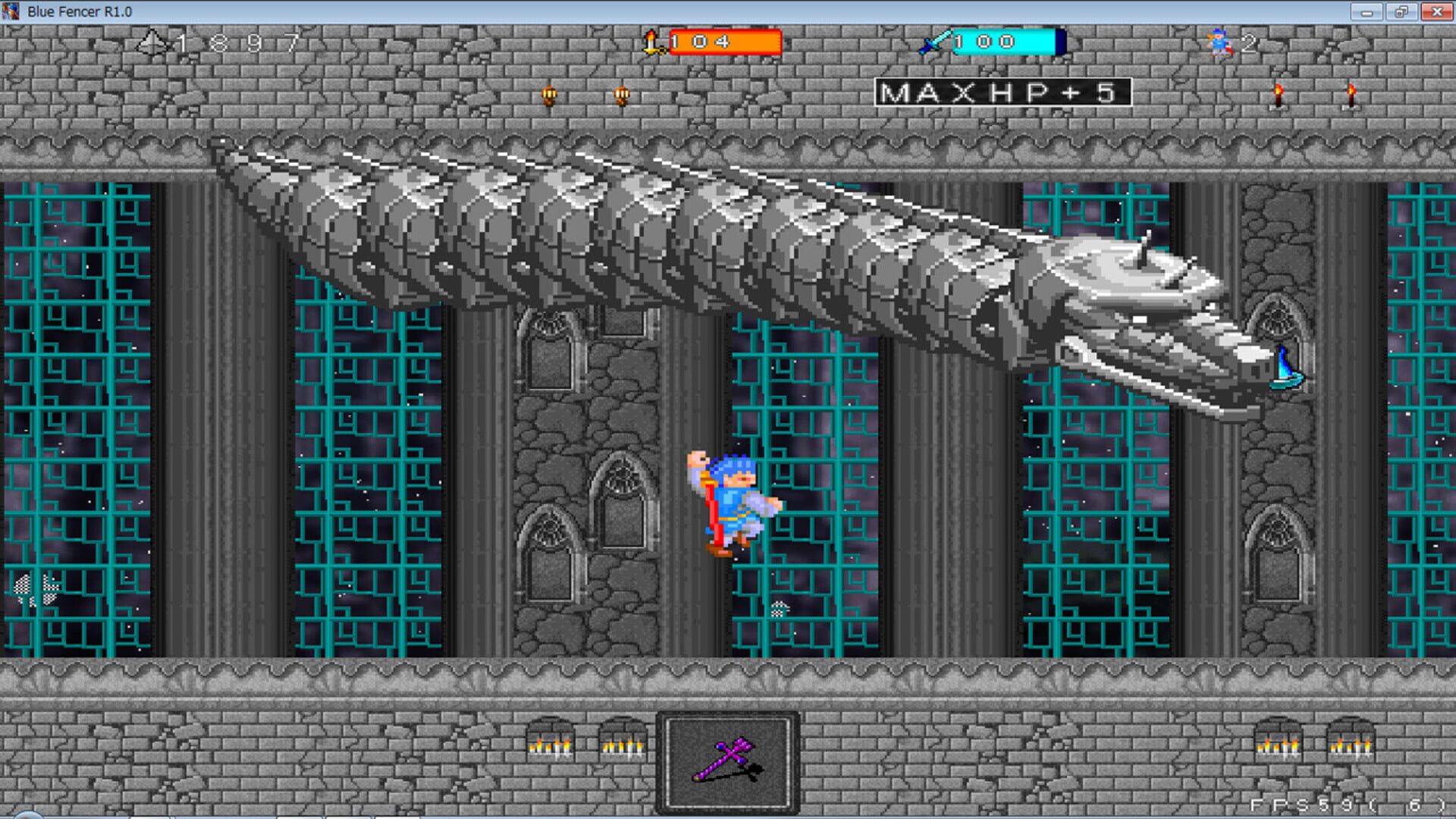 Blue fencer Resurrection - Screenshot