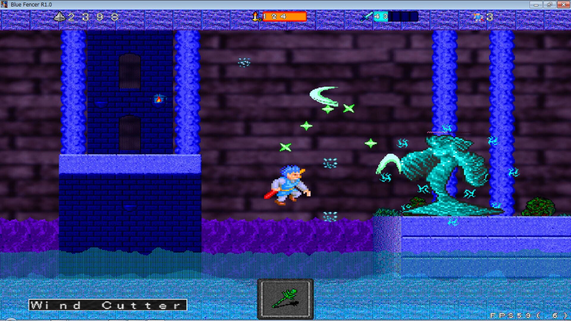 Blue fencer Resurrection - Screenshot