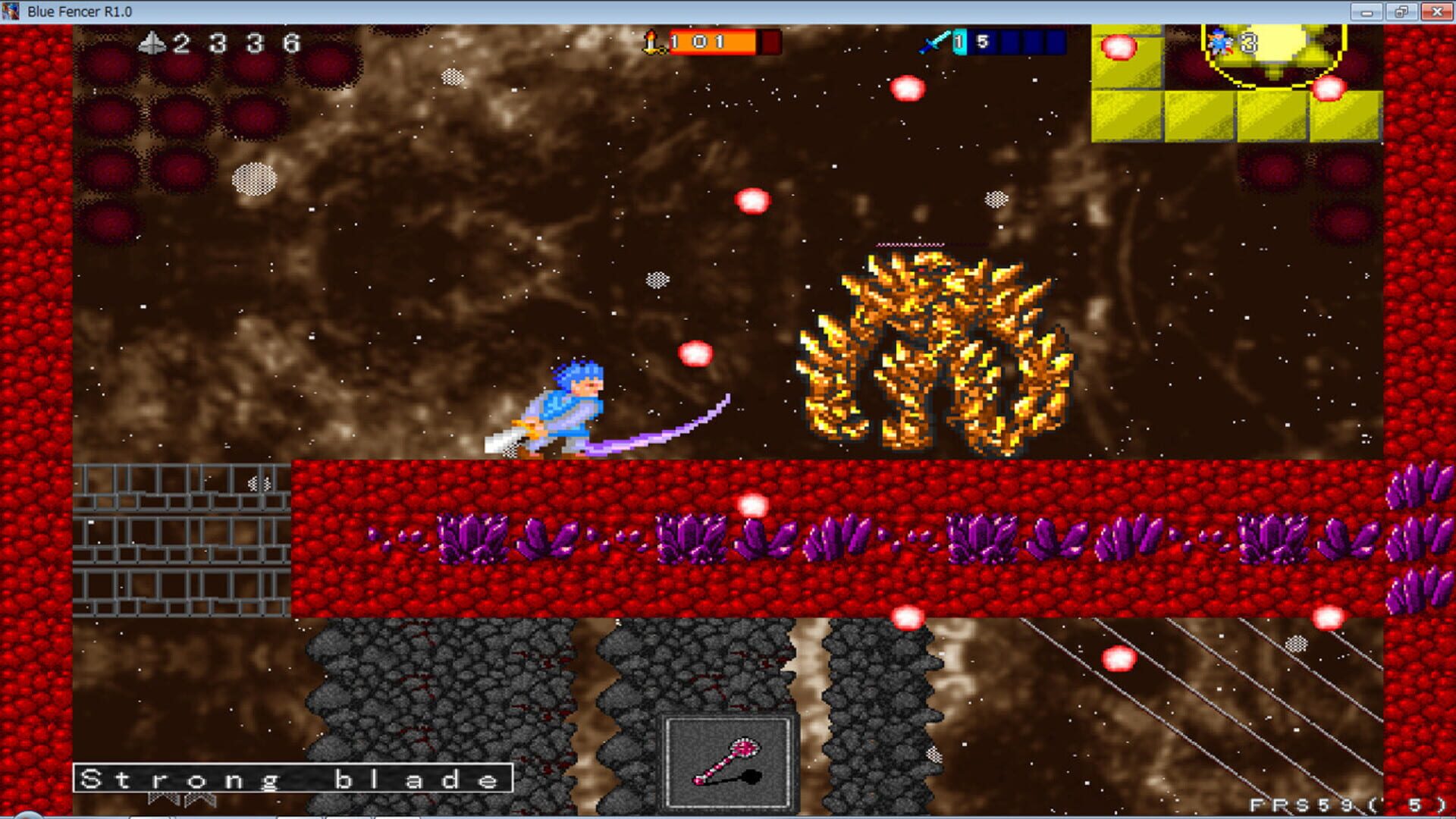 Blue fencer Resurrection - Screenshot