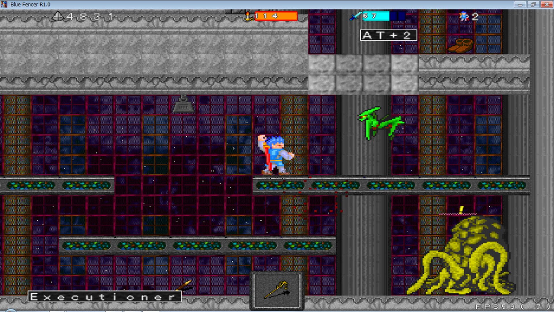 Blue fencer Resurrection - Screenshot