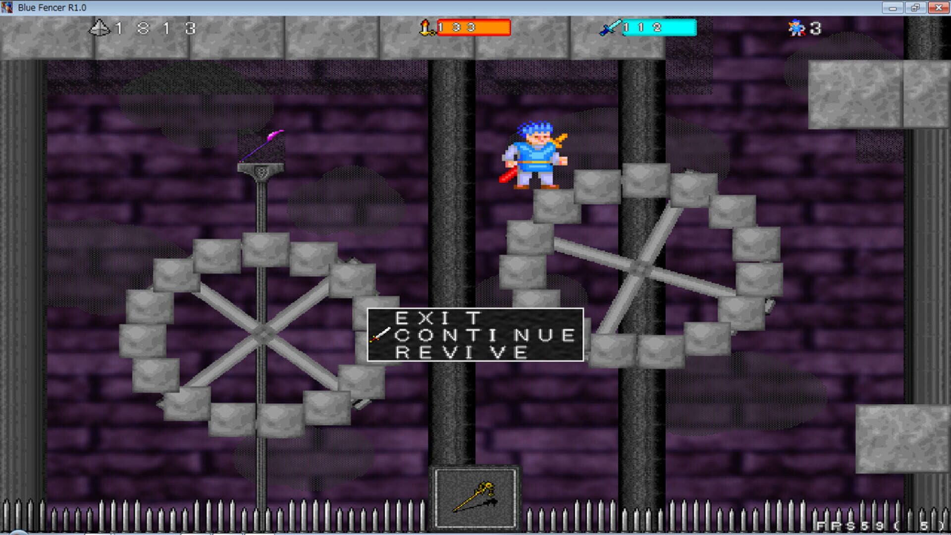 Blue fencer Resurrection - Screenshot