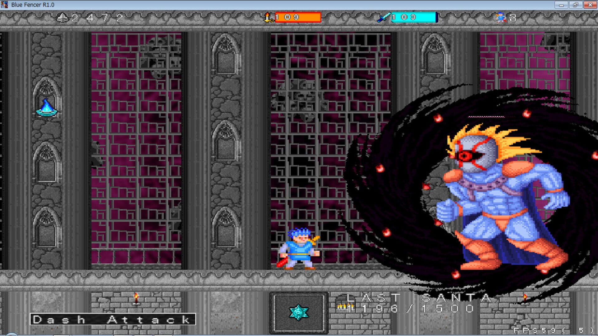 Blue fencer Resurrection - Screenshot