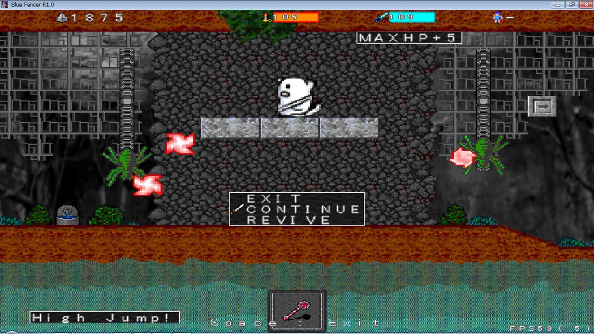 Blue fencer Resurrection - Screenshot