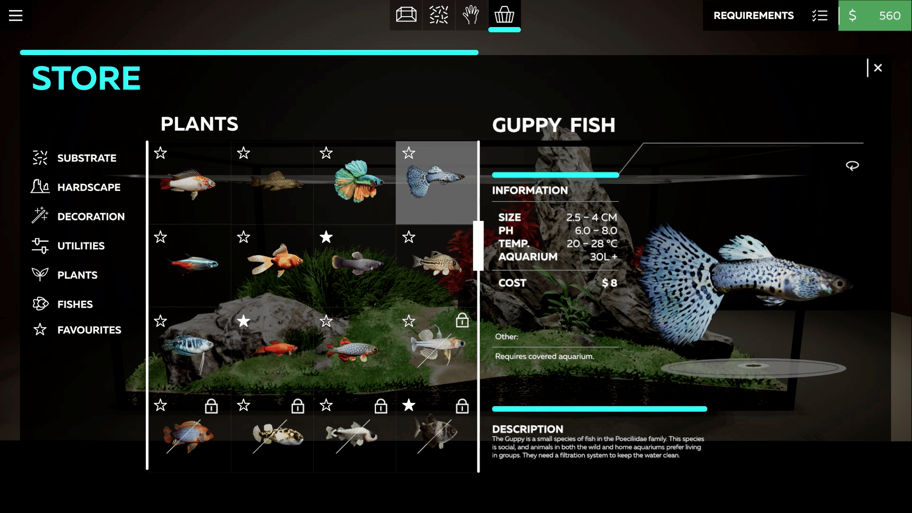 Aquarium Designer screenshot