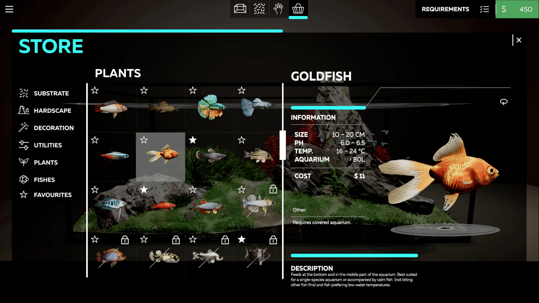 Aquarium Designer screenshot