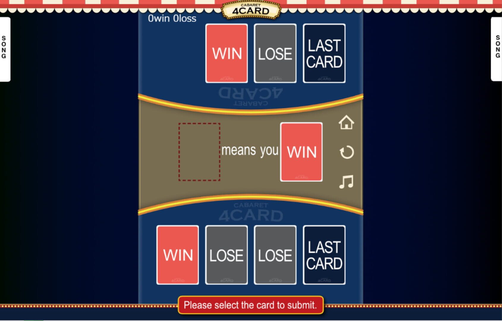 Cabaret 4 Card - Screenshot