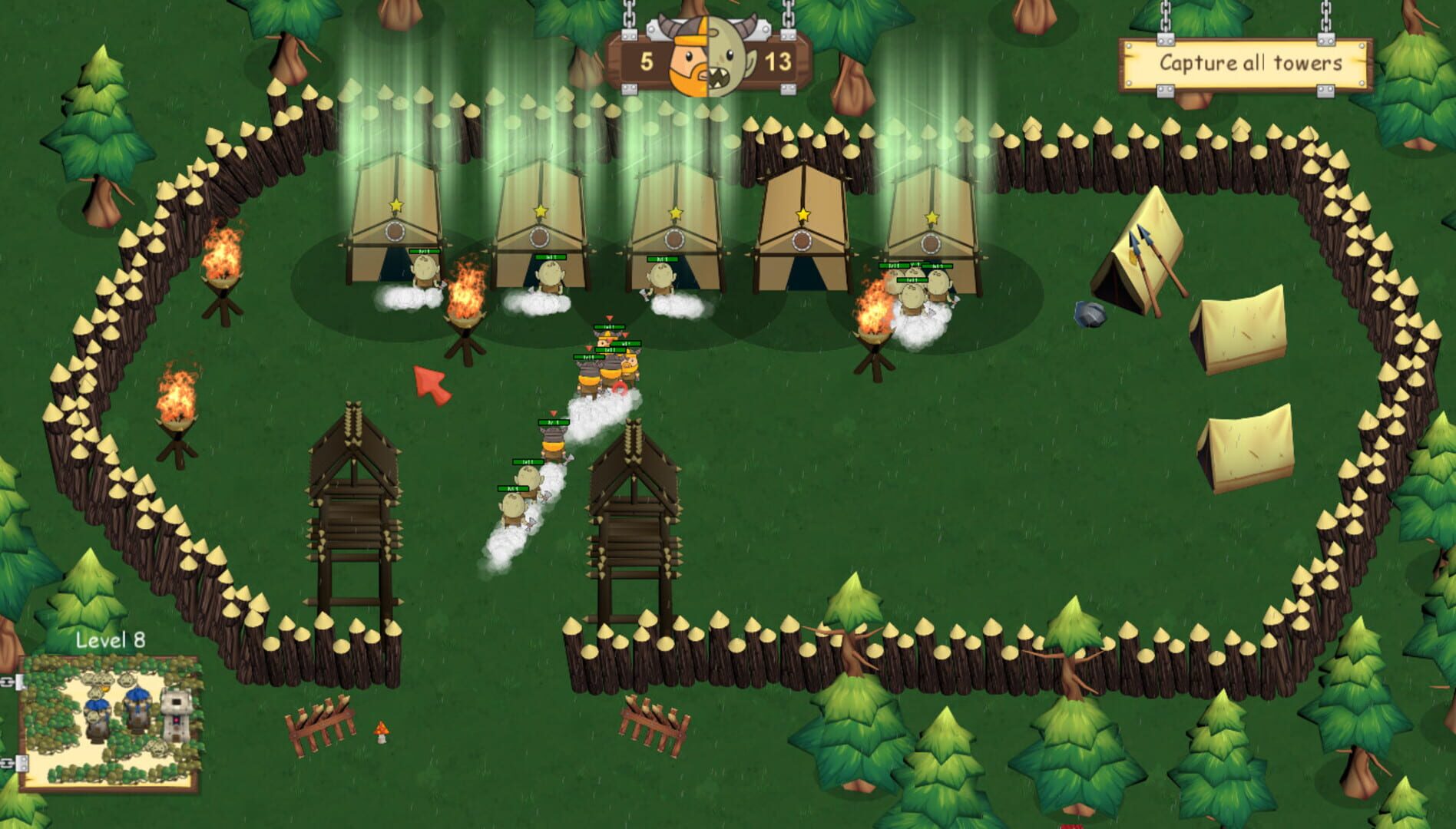 Strong towers - Screenshot