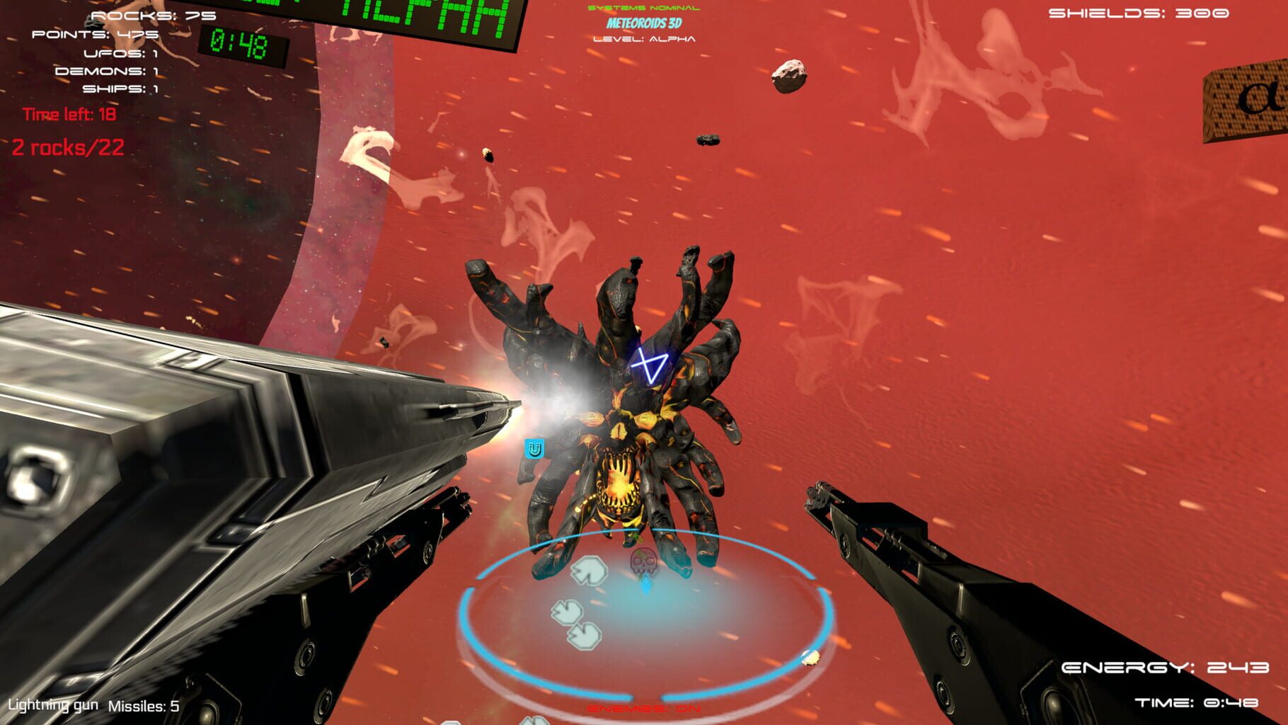 Meteoroids 3D screenshot