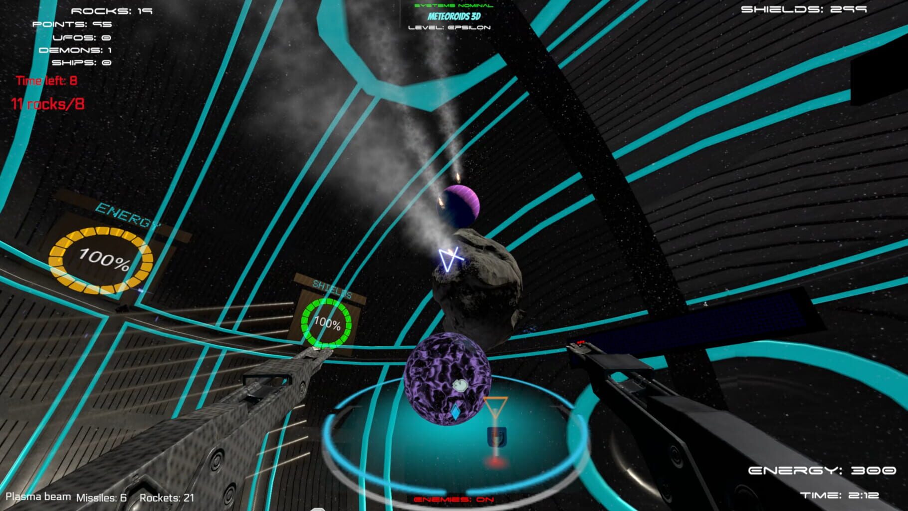 Meteoroids 3D screenshot