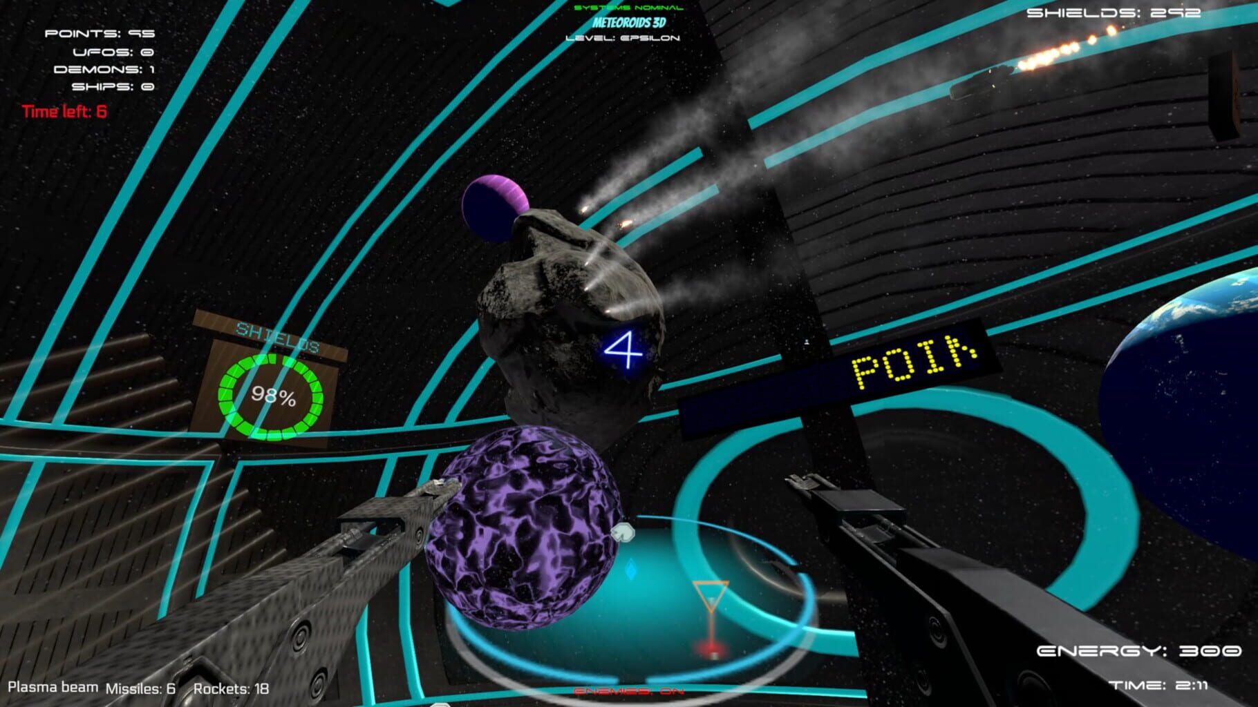 Meteoroids 3D screenshot