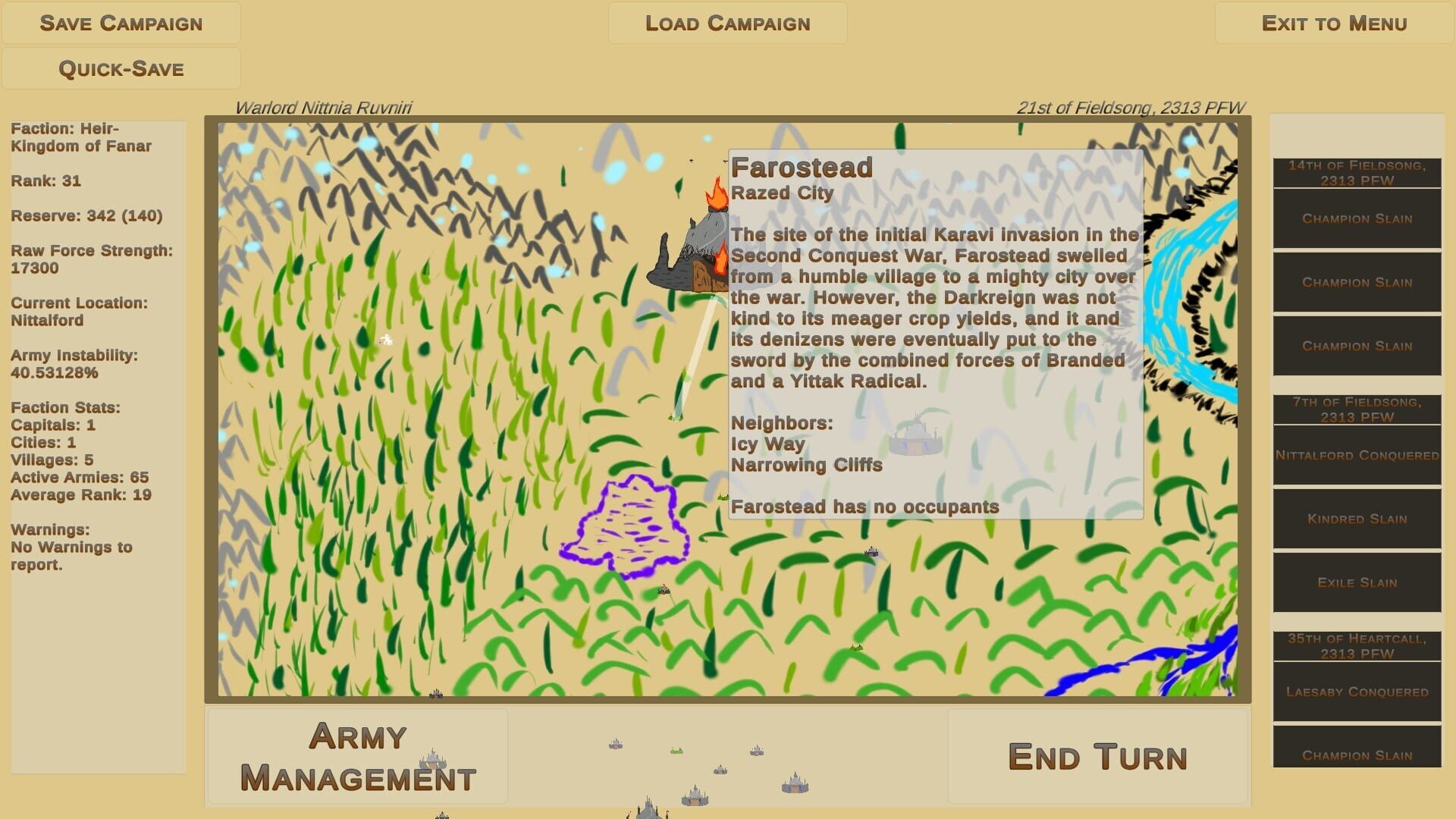 Lords of the Darkreign - Screenshot