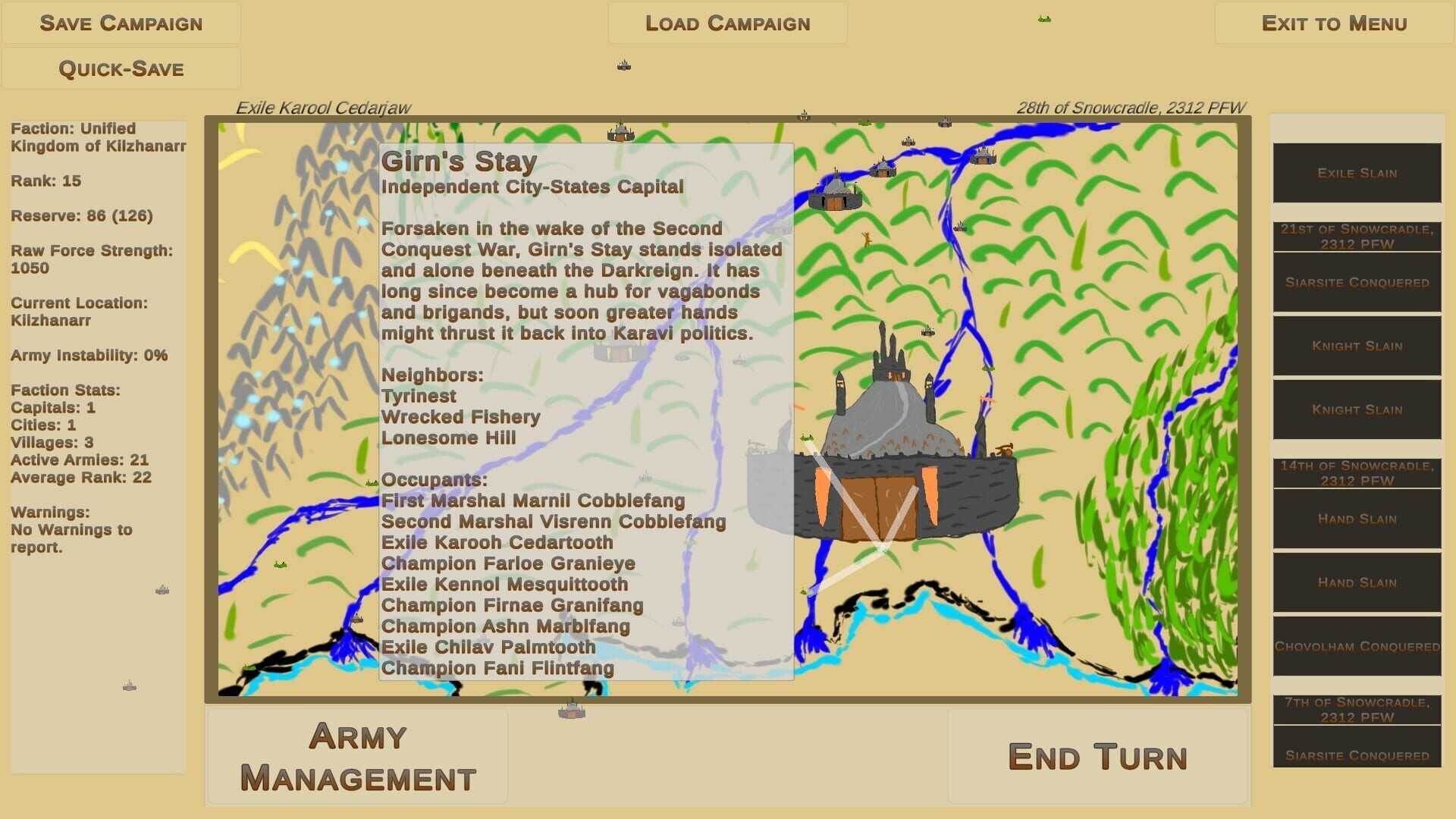 Lords of the Darkreign - Screenshot