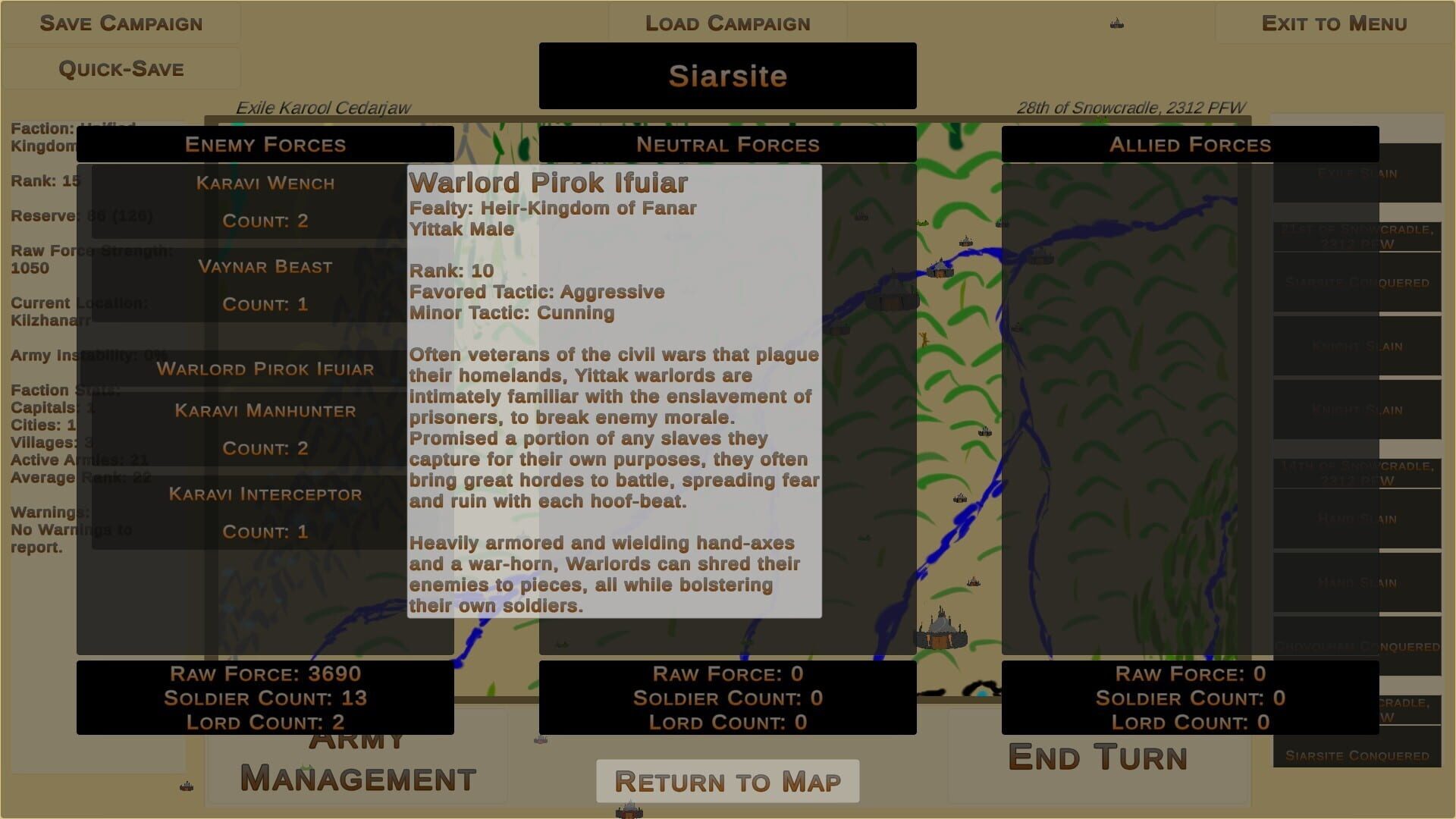 Lords of the Darkreign - Screenshot