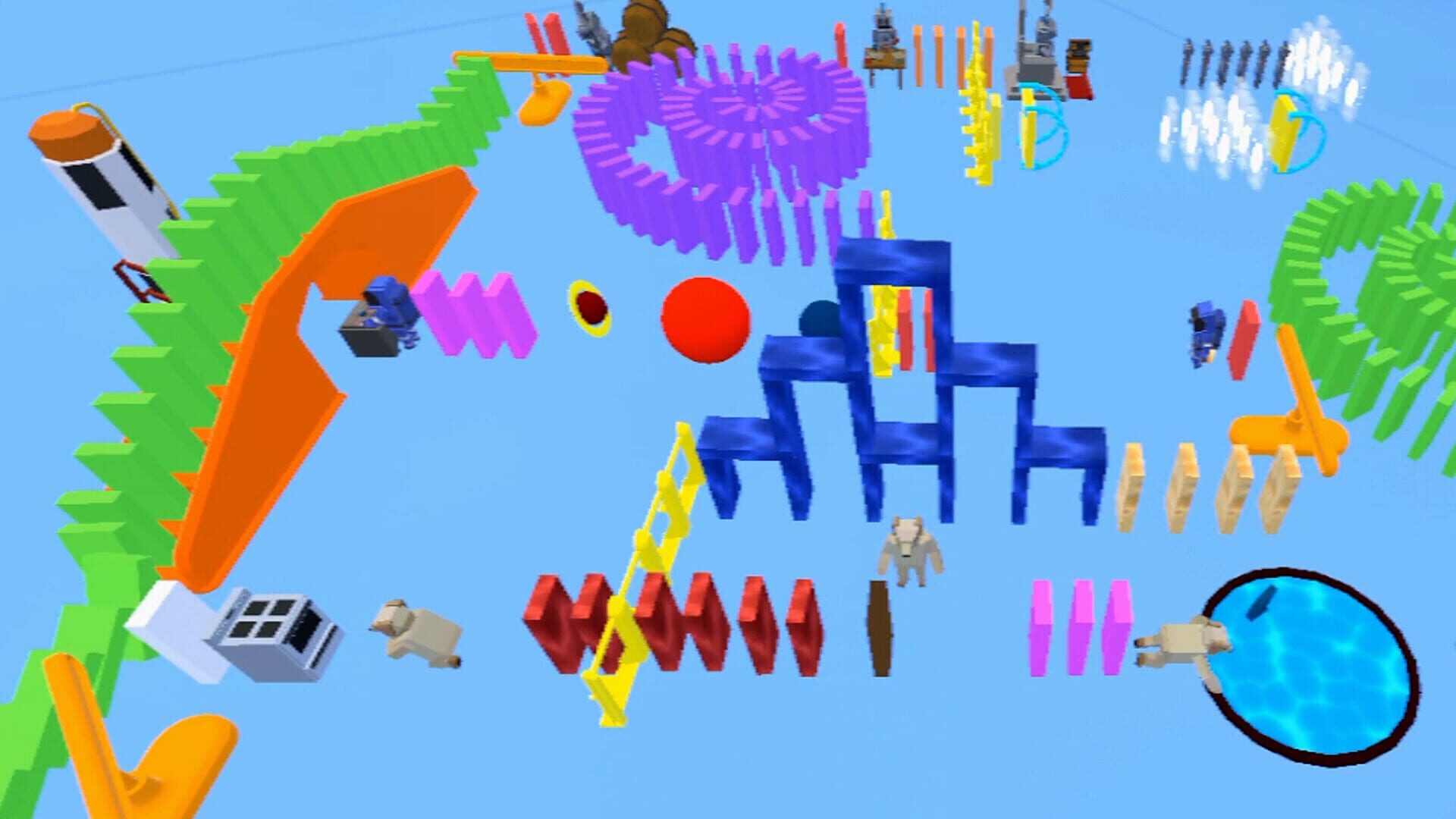 Bulk Dominoes VR: Kinetic Rush - Screenshot