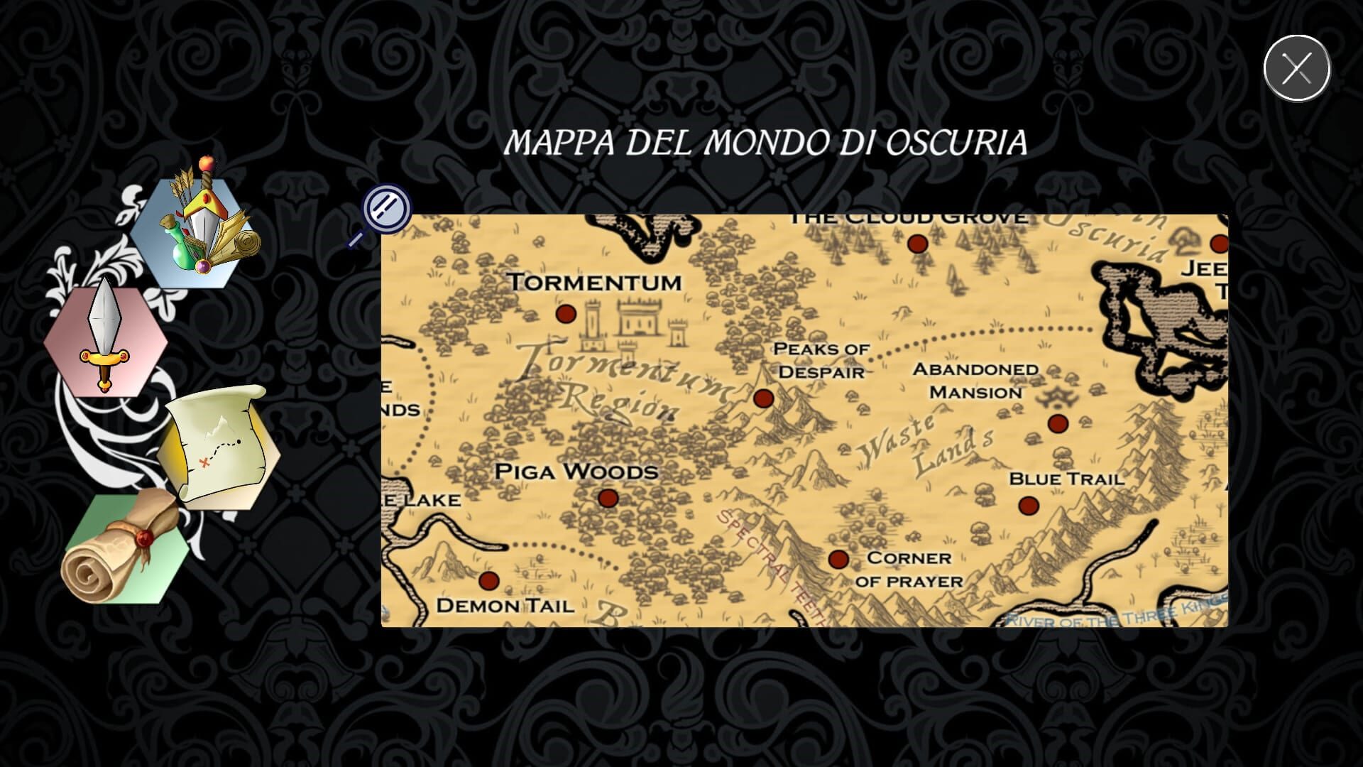 Oscuria: The World of Nightmares - Screenshot