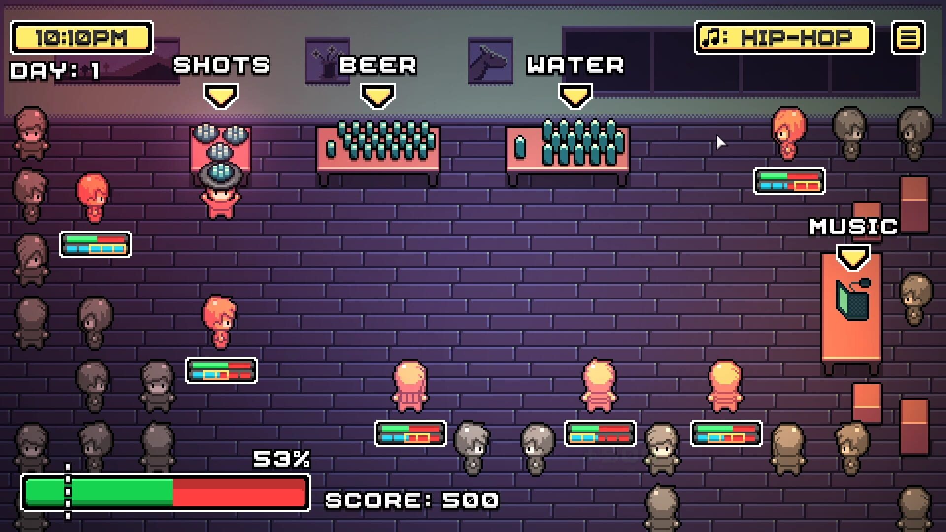 Analog Party Sim - Screenshot