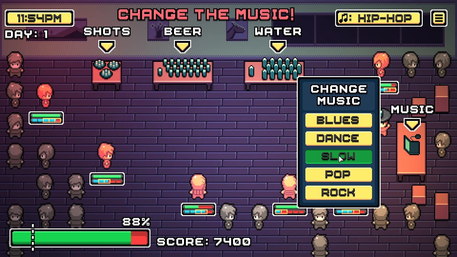 Analog Party Sim - Screenshot