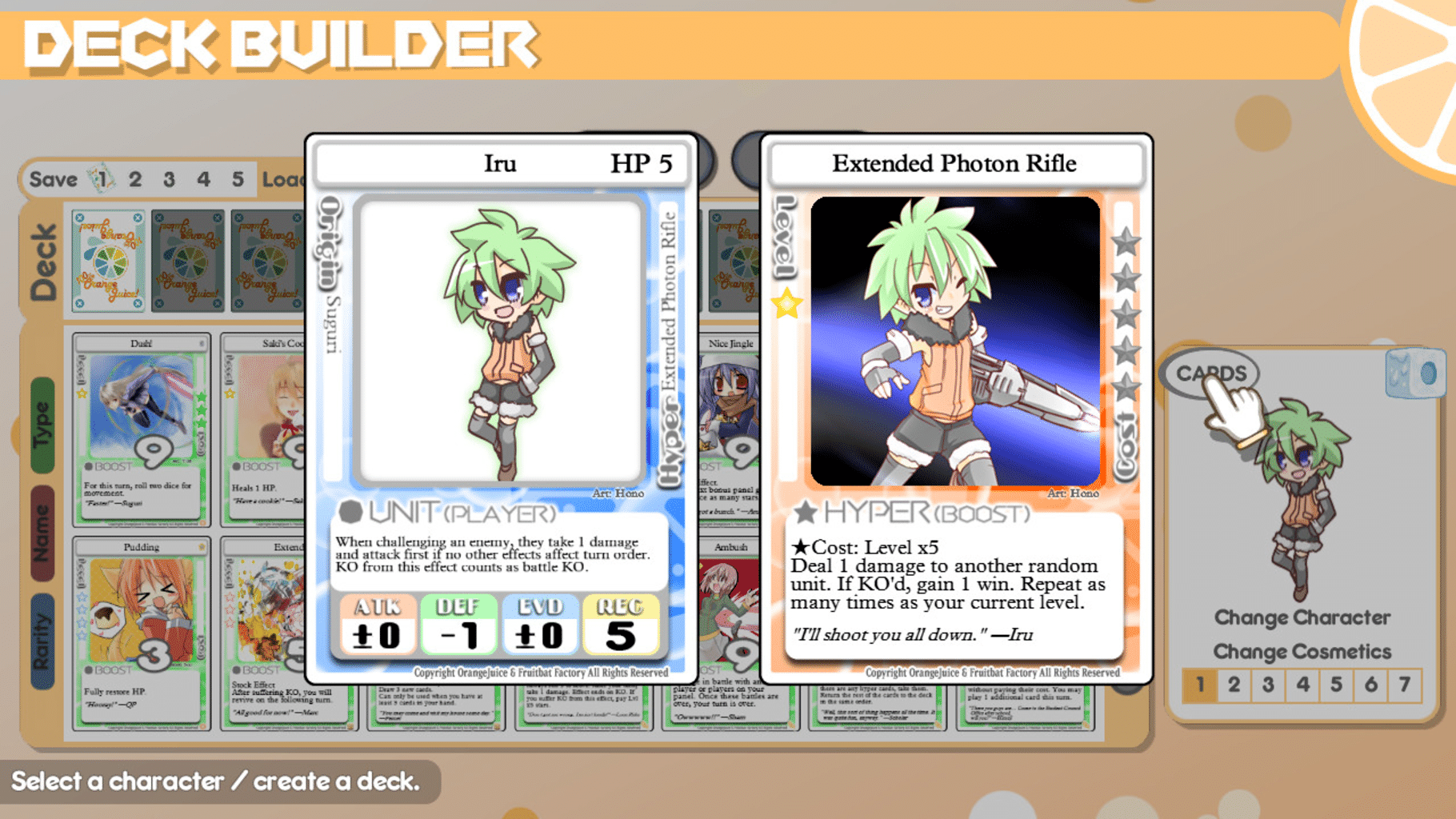 100% Orange Juice: Iru & Mira Character Pack screenshot