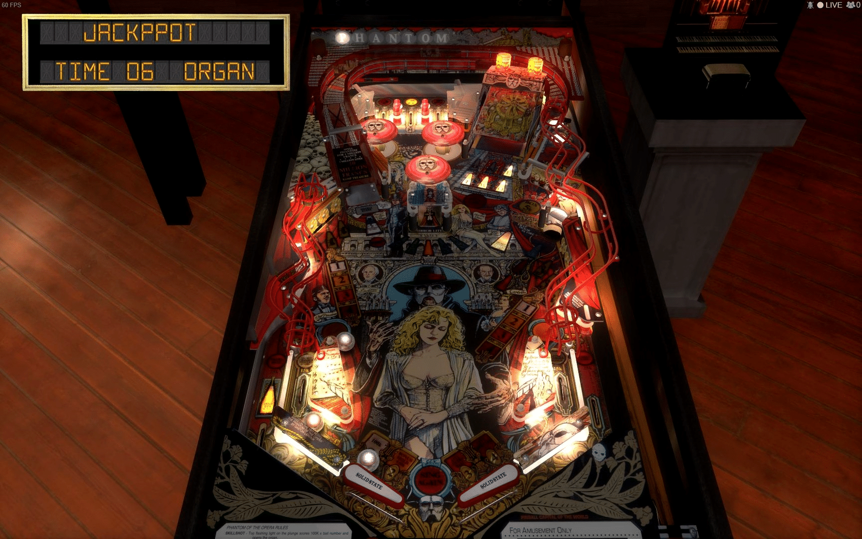 Stern Pinball Arcade: Phantom of the Opera screenshot