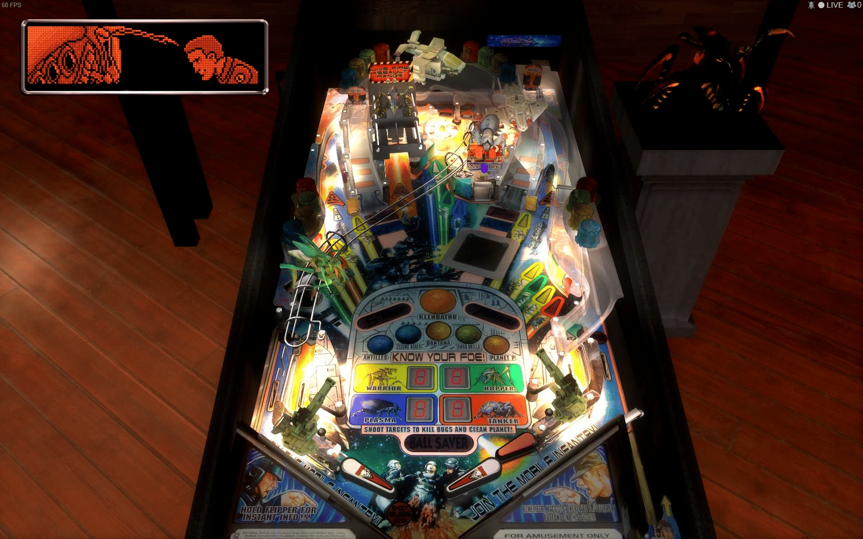 Stern Pinball Arcade: Starship Troopers screenshot